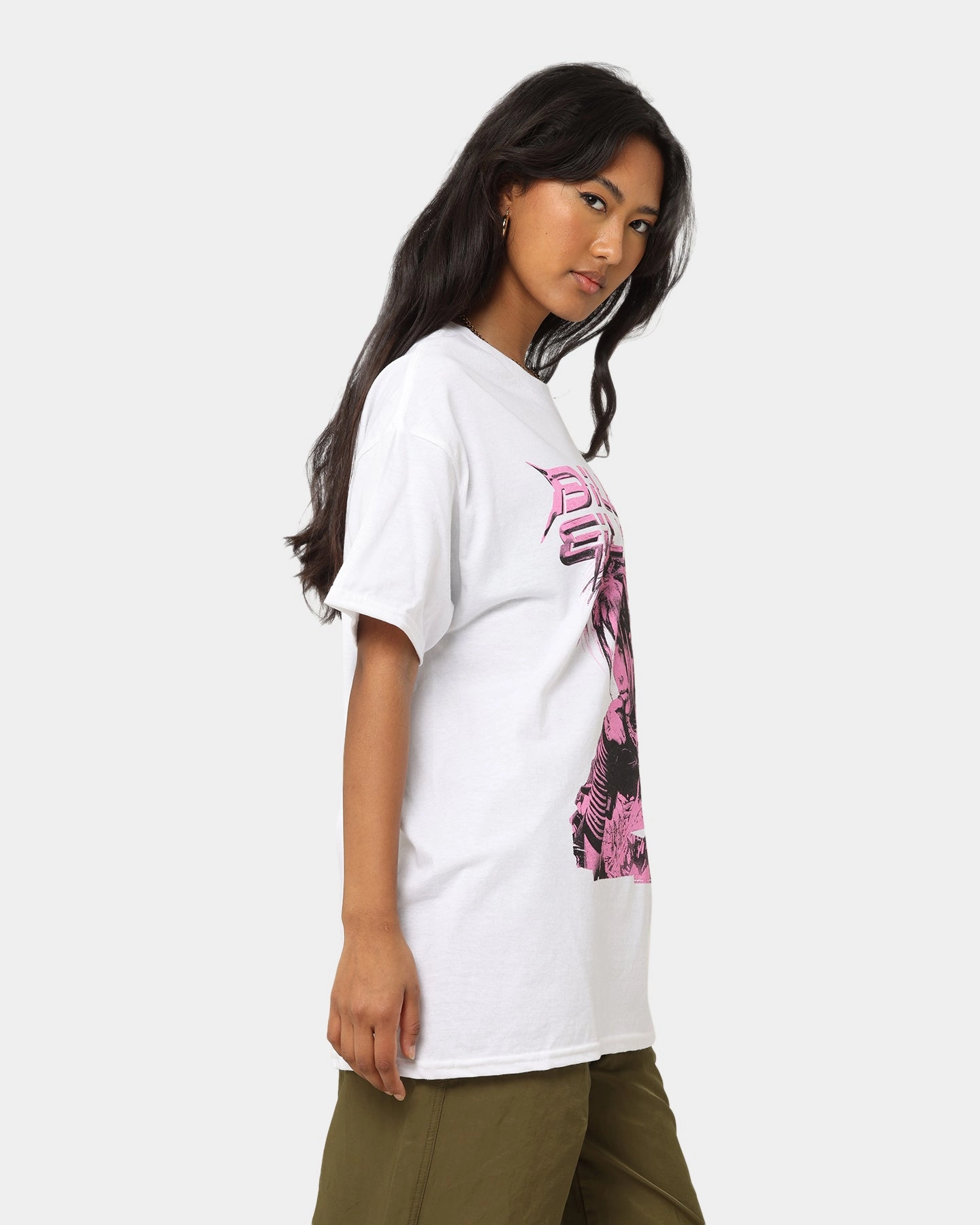Billie Eilish Illustration T-Shirt White