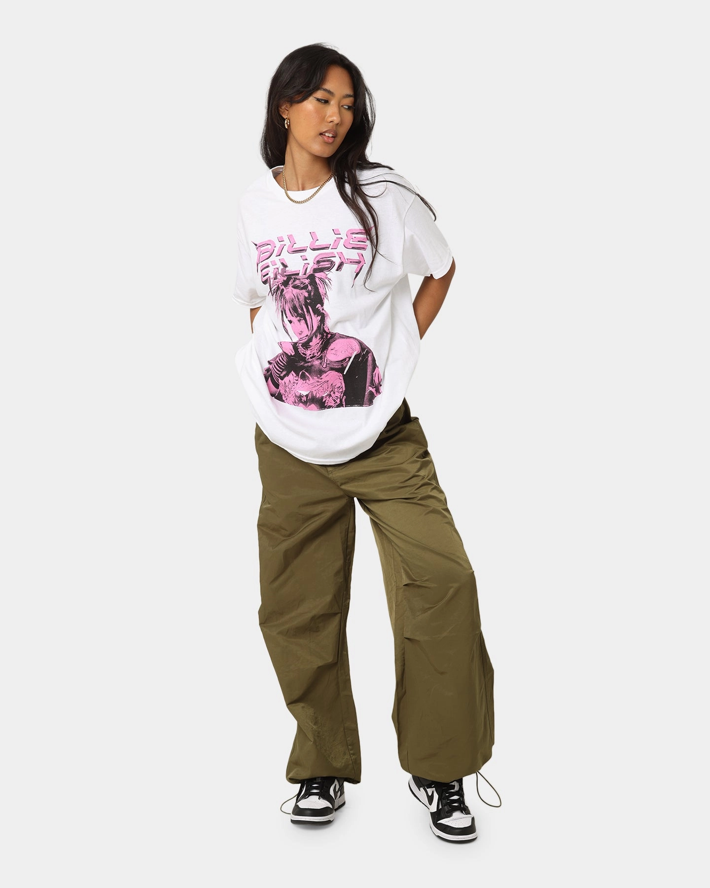 Billie Eilish Illustration T-Shirt White