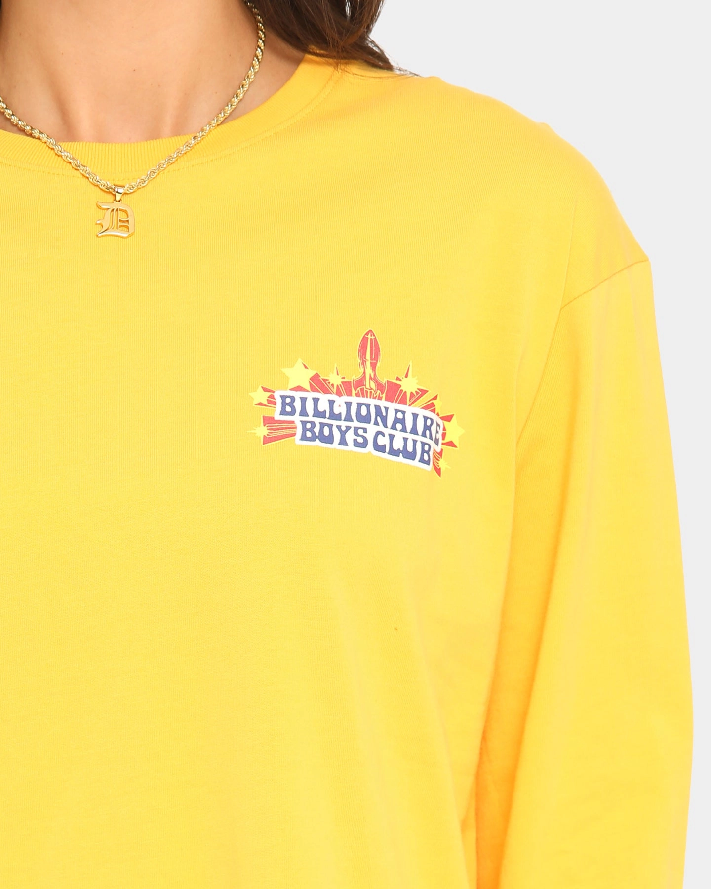 Billionaire Boys Club BB Rocket Long Sleeve T-Shirt Yellow