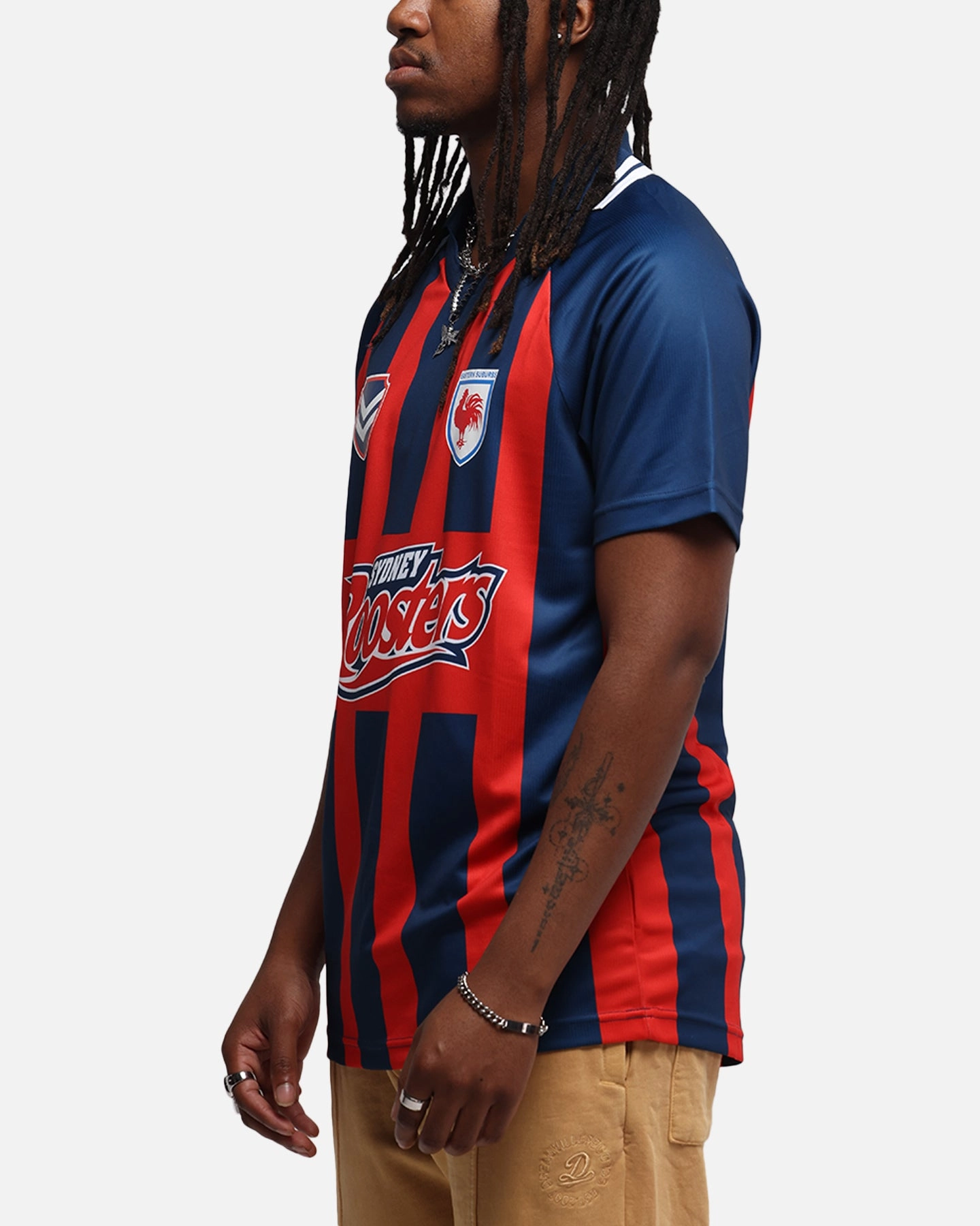 Bleacher Athletic Sydney Roosters NRL 1908 Collared T-Shirt Official Team Colour