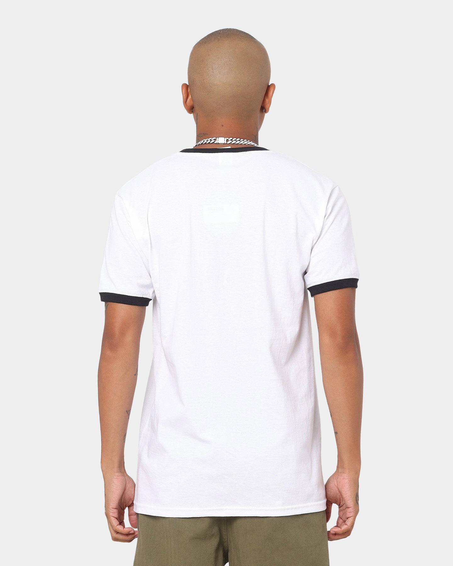 Blink 18 Anime Ringer T-Shirt White/Black
