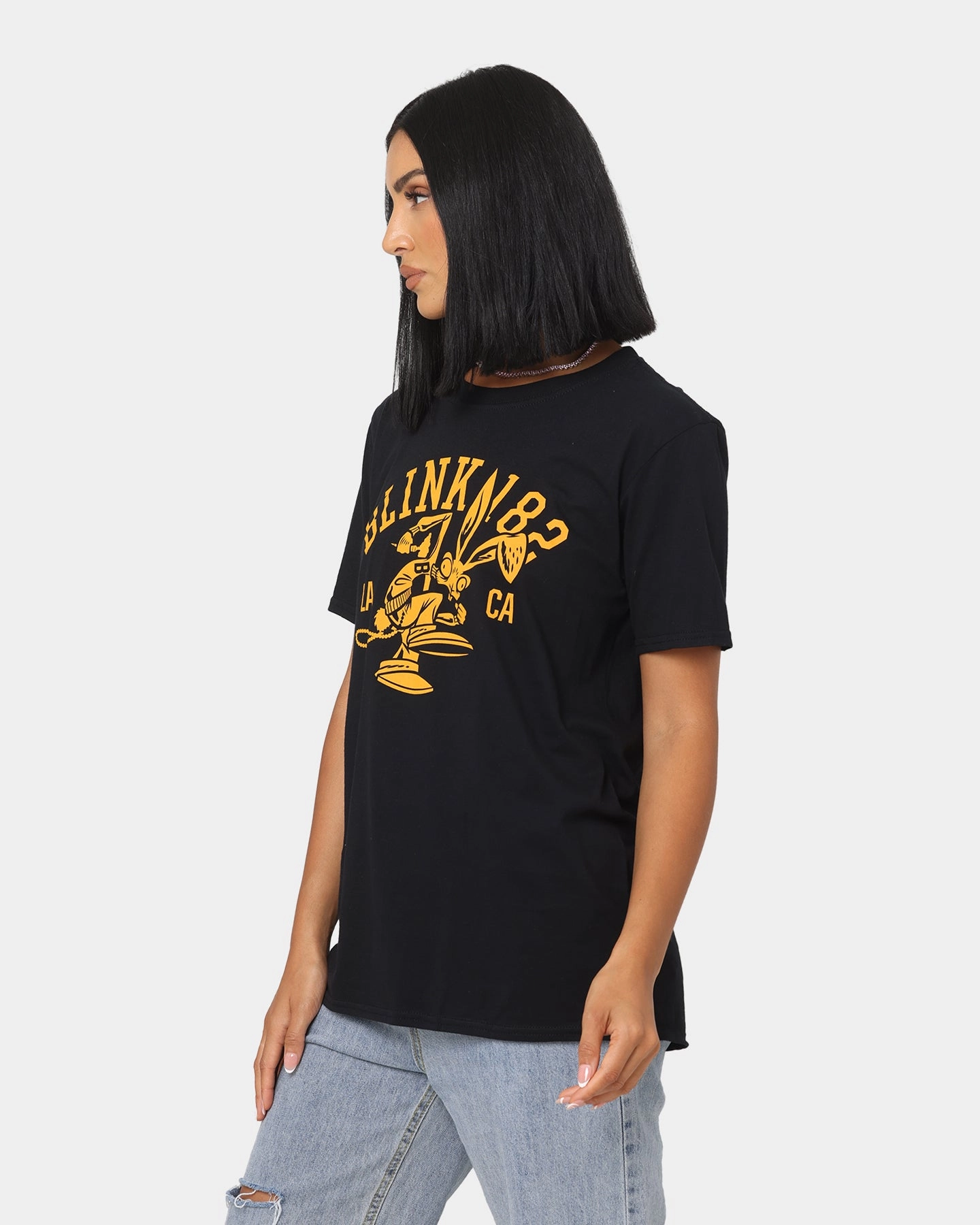 Blink 182 College Mascot T-Shirt Black