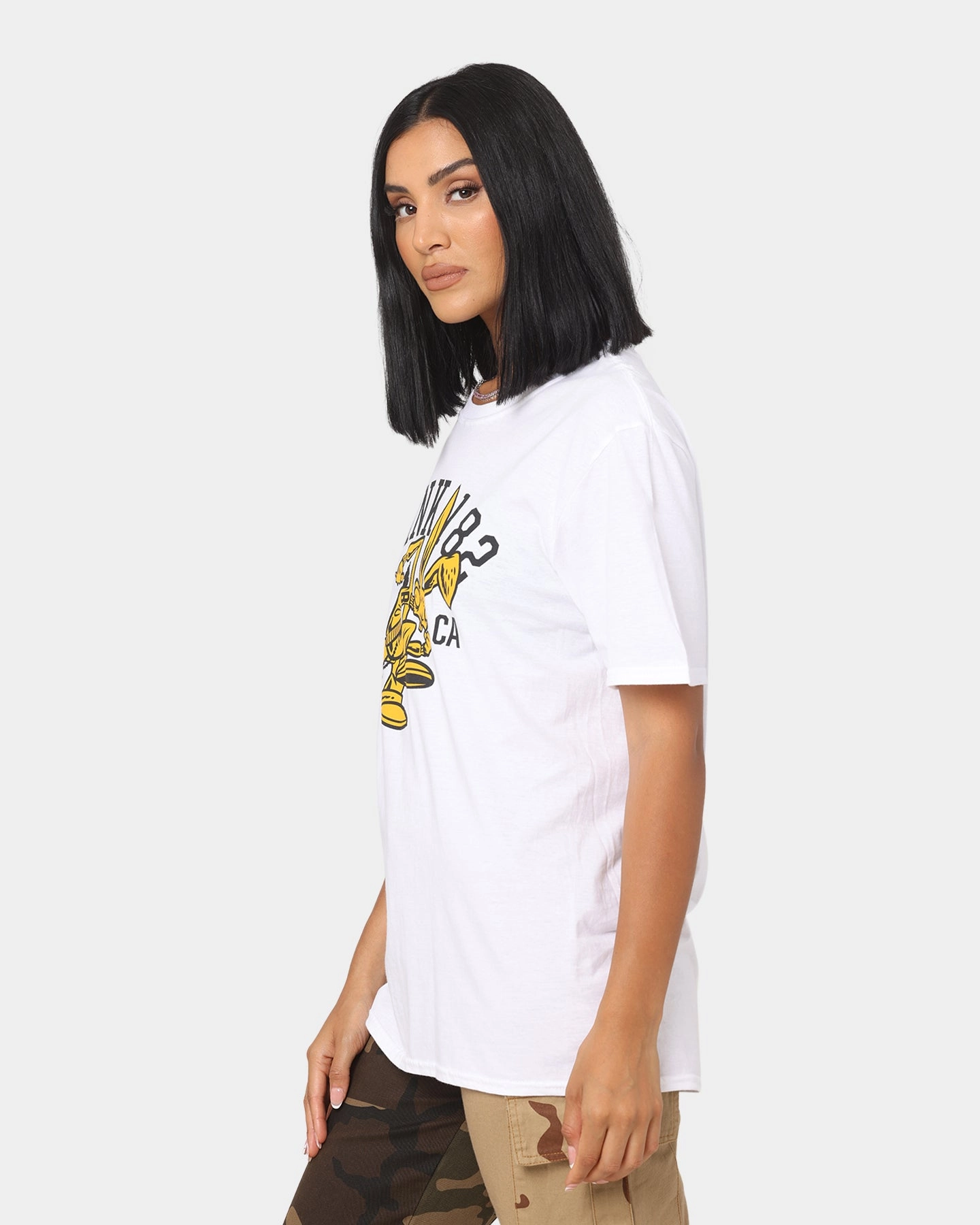 Blink 182 College Mascot T-Shirt White