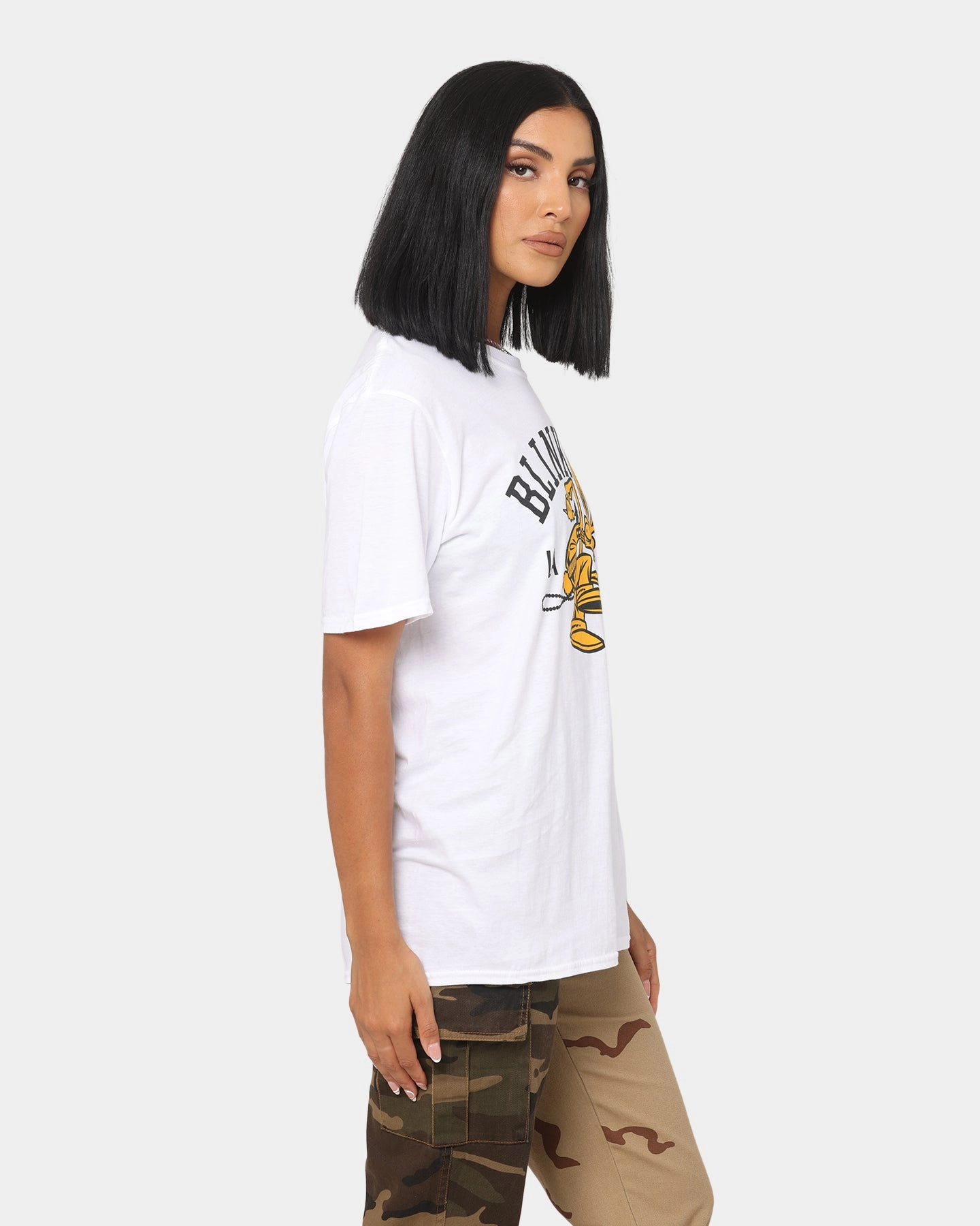 Blink 182 College Mascot T-Shirt White