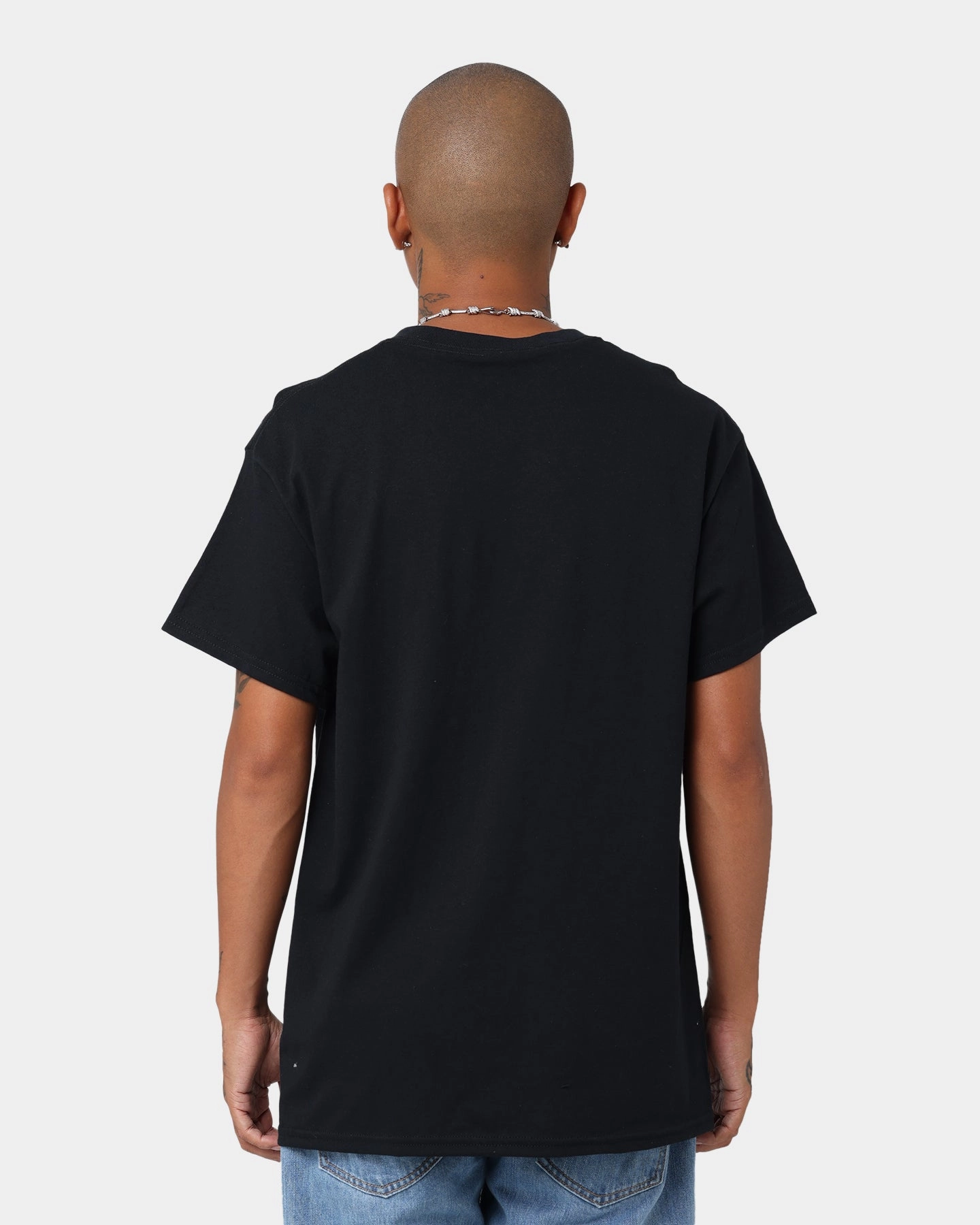 BOB MARLEY Circle Leaf Short Sleeve T-Shirt Black
