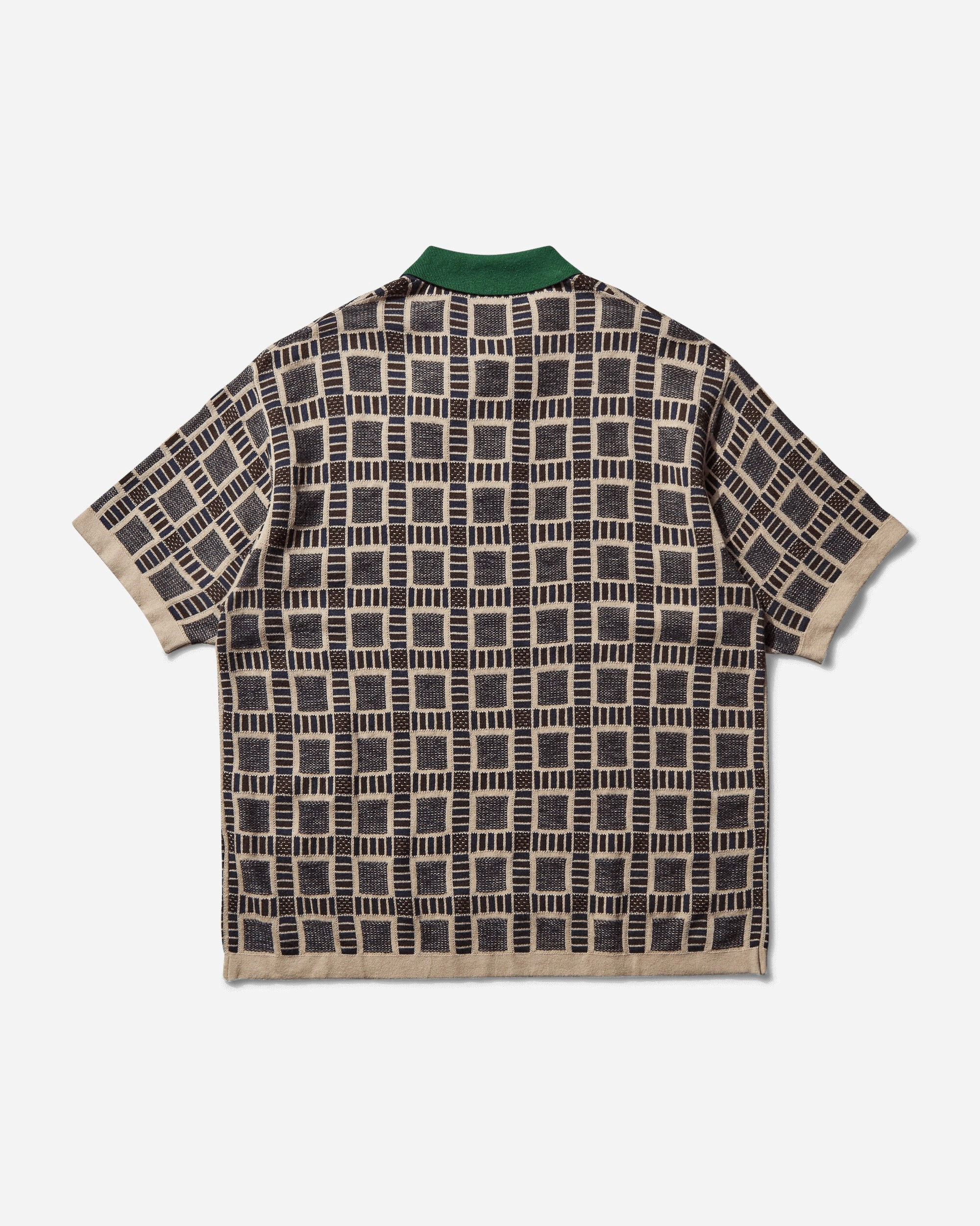 Brain Dead Knit Polo Dust Sand