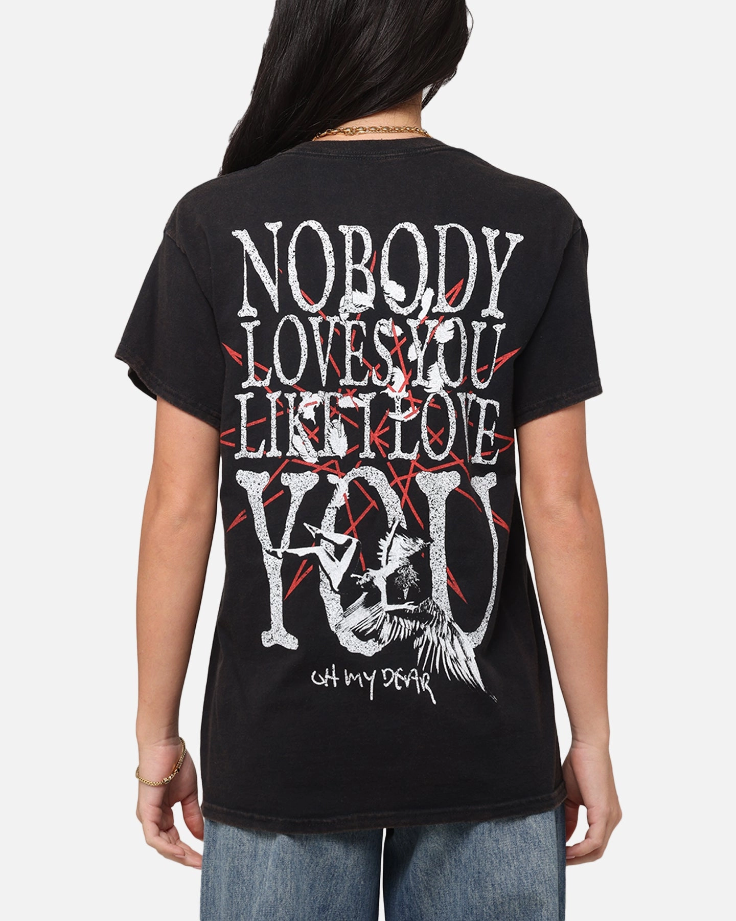 Bring Me The Horizon Nobody Loves You Vintage T-Shirt Black Vintage