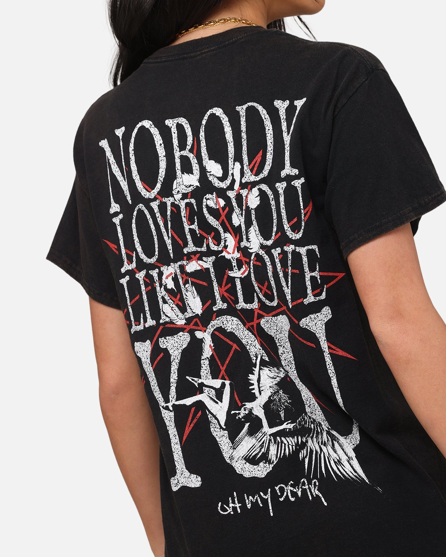 Bring Me The Horizon Nobody Loves You Vintage T-Shirt Black Vintage
