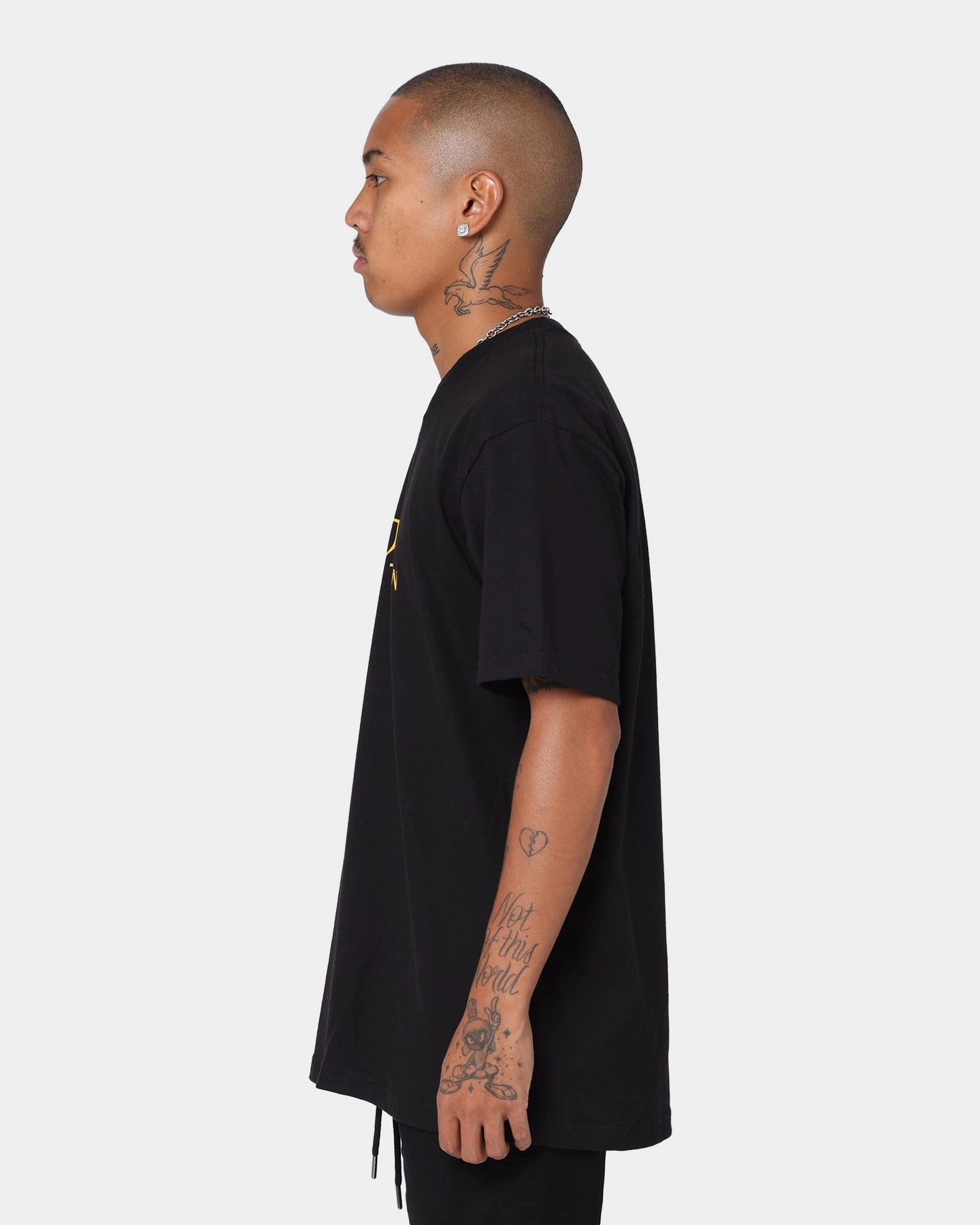 Brixton Alpha Thread Short Sleeve T-Shirt Black/Gold