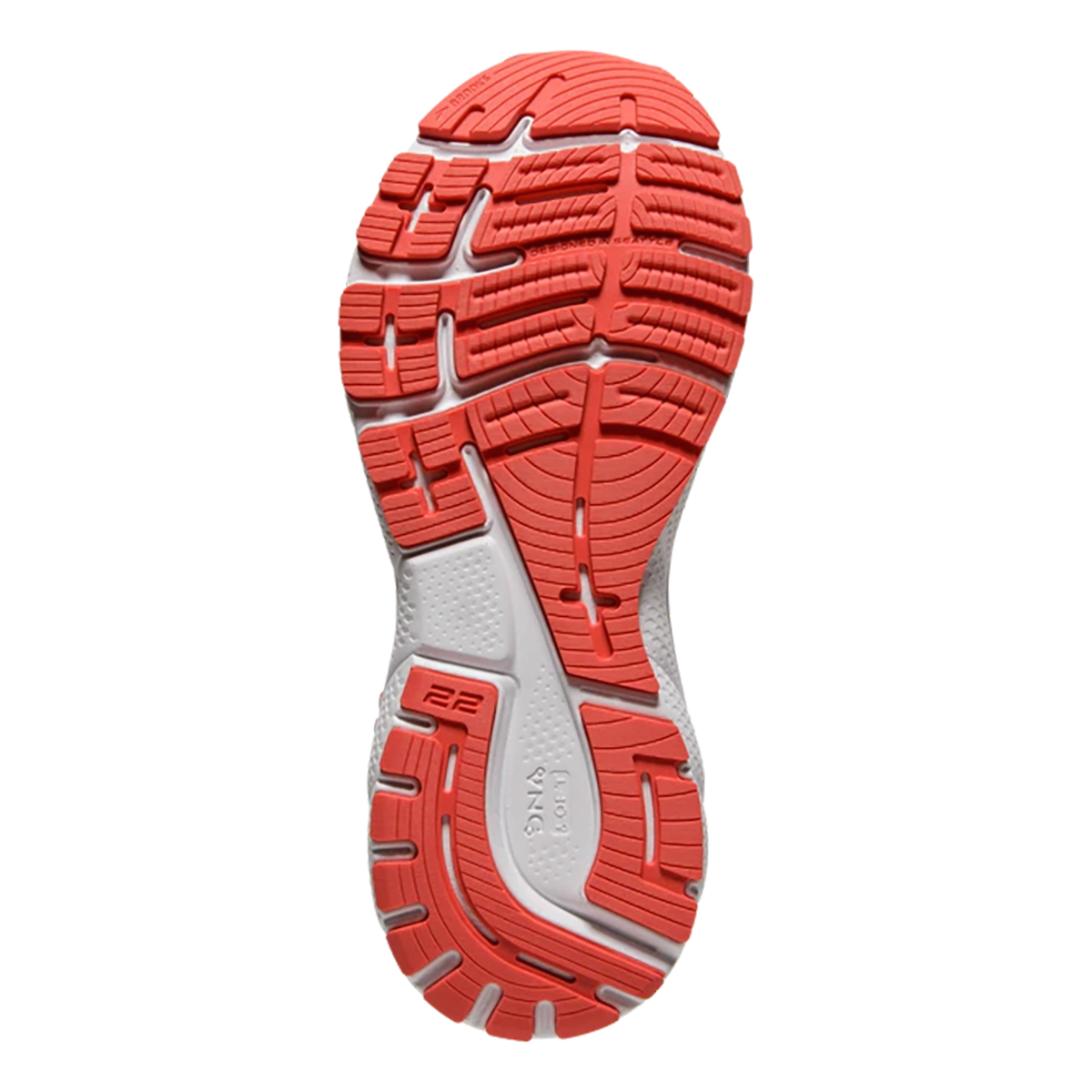 Brooks Adrenaline GTS 22 - Coral - Latigo Bay - White