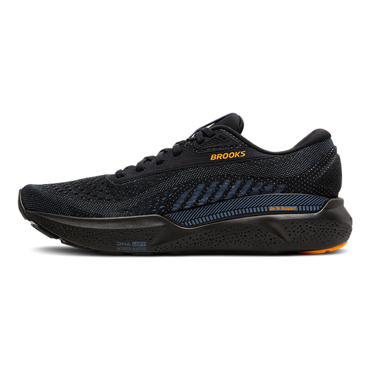 Brooks Adrenaline GTS 24 Black - Country Blue - Orange