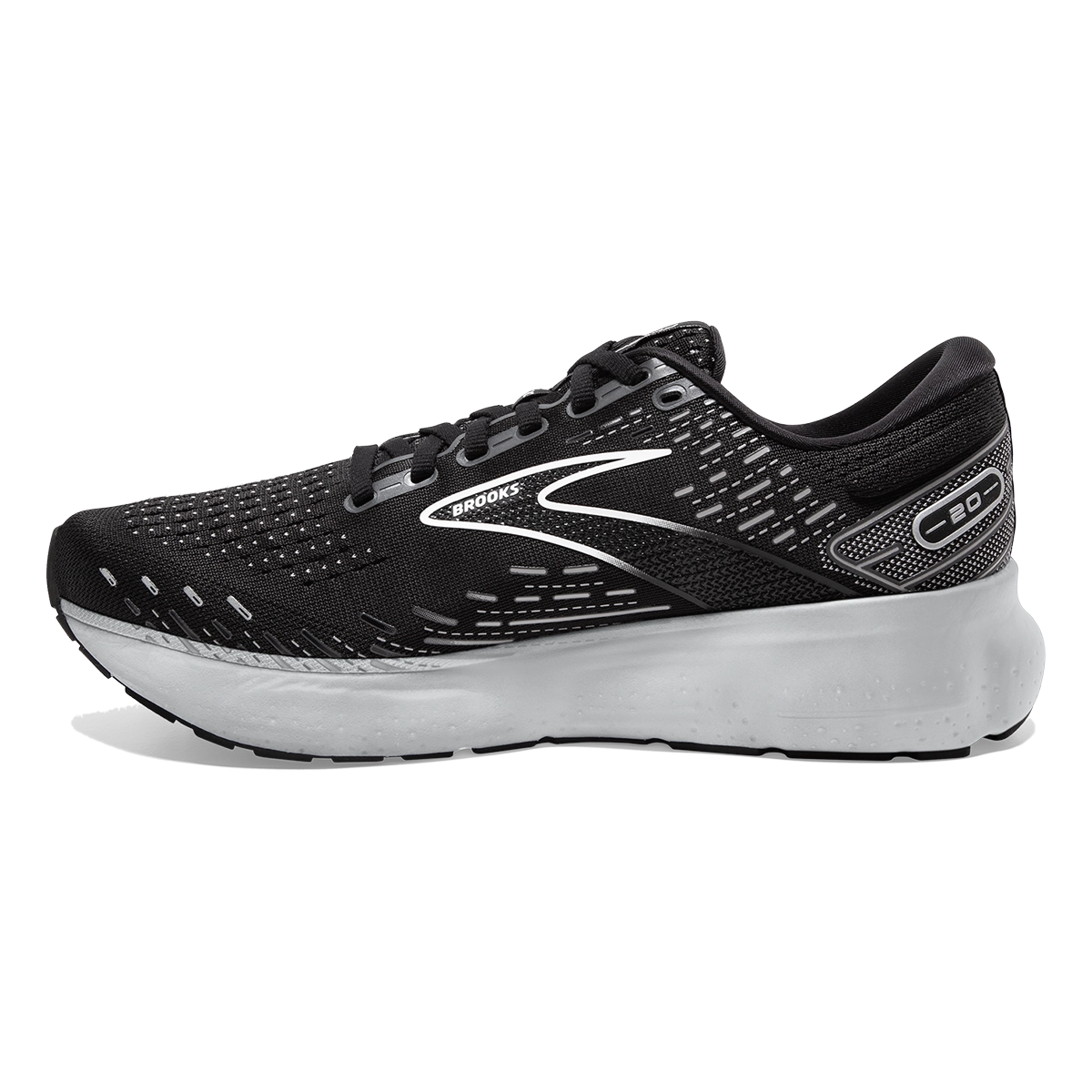 Brooks Glycerin 20 - Black - White - Alloy