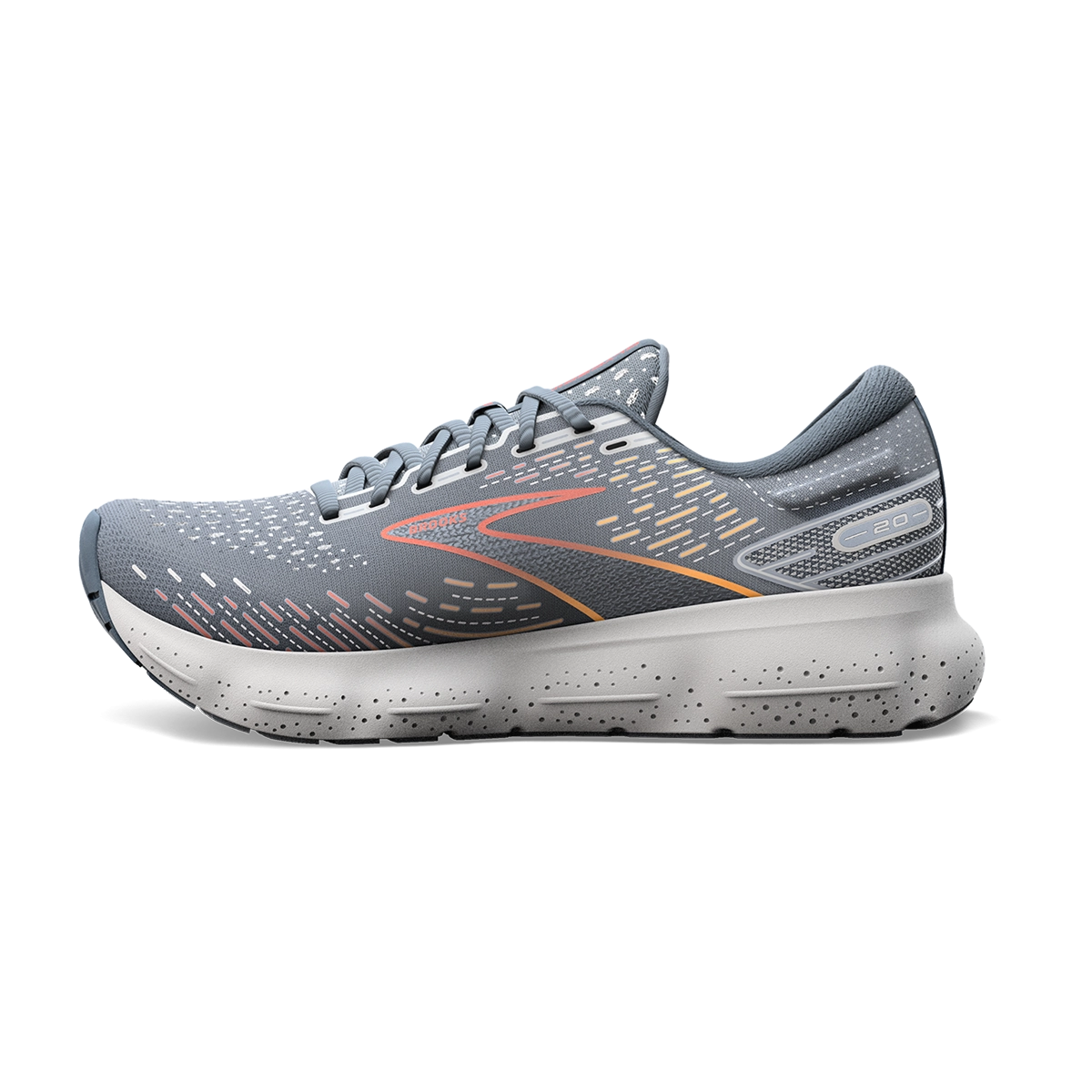 Brooks Glycerin 20 - Grey - Chili Oil - Orange