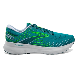 Brooks Glycerin 20 - Kayaking - Heron - Green Gecko
