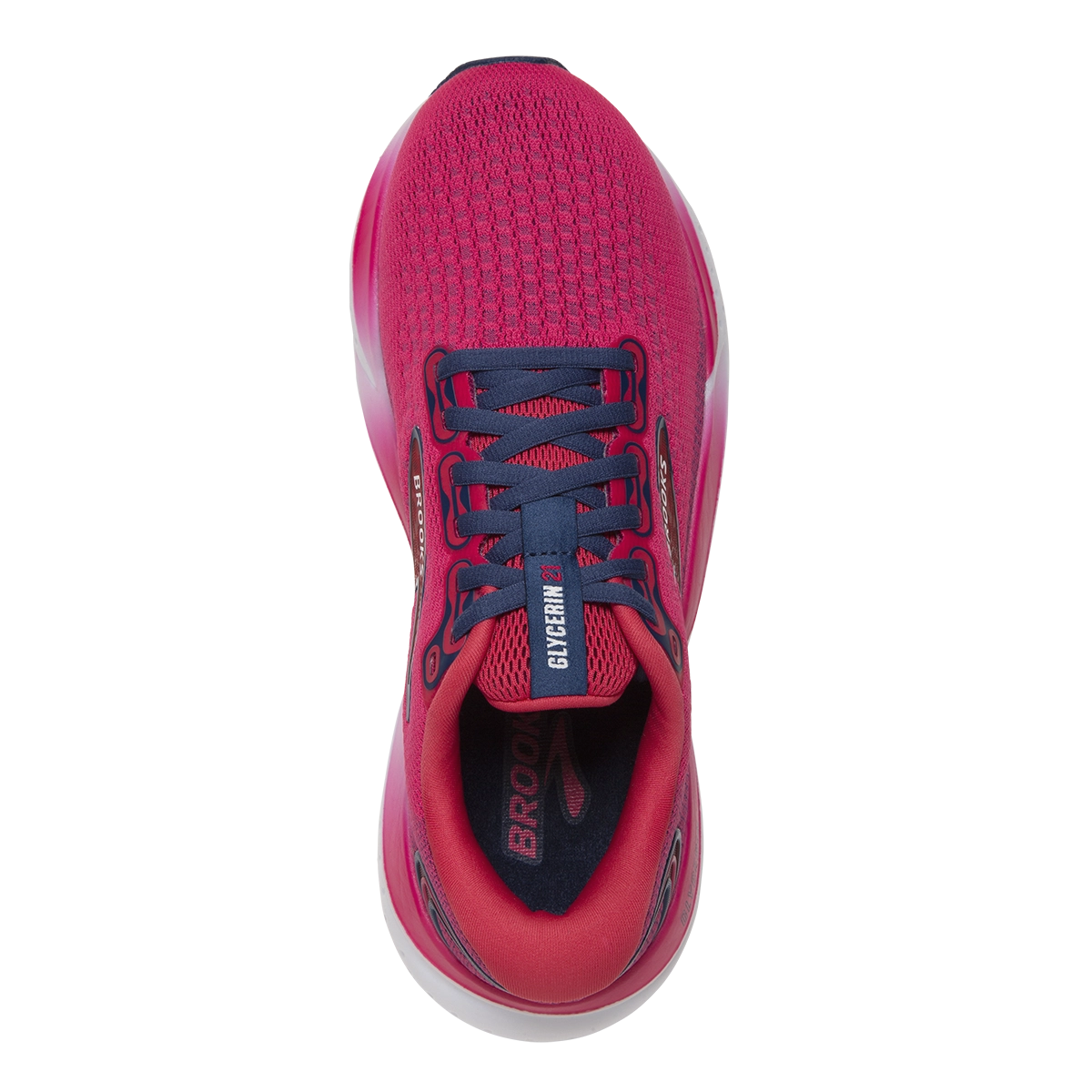 Brooks Glycerin 21 - Raspberry - Estate Blue