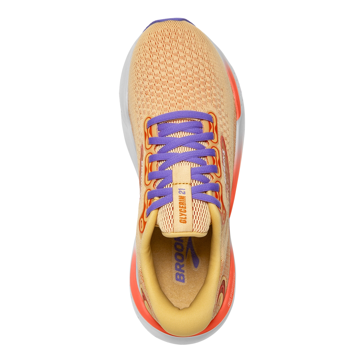 Brooks Glycerin 21 - Sunburst - Nasturtium - Purple