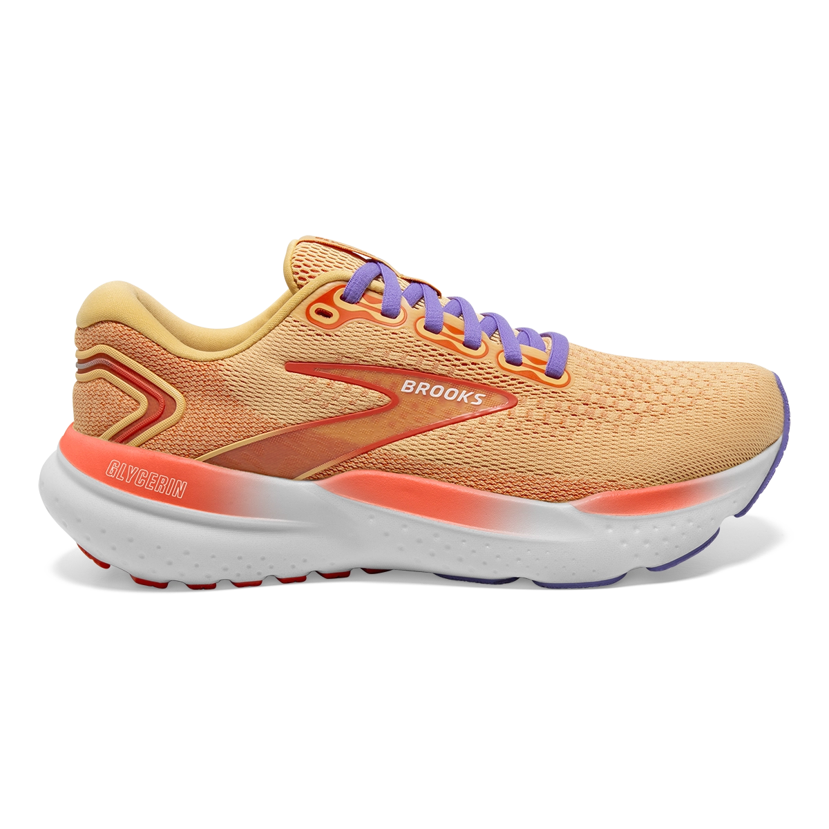 Brooks Glycerin 21 - Sunburst - Nasturtium - Purple