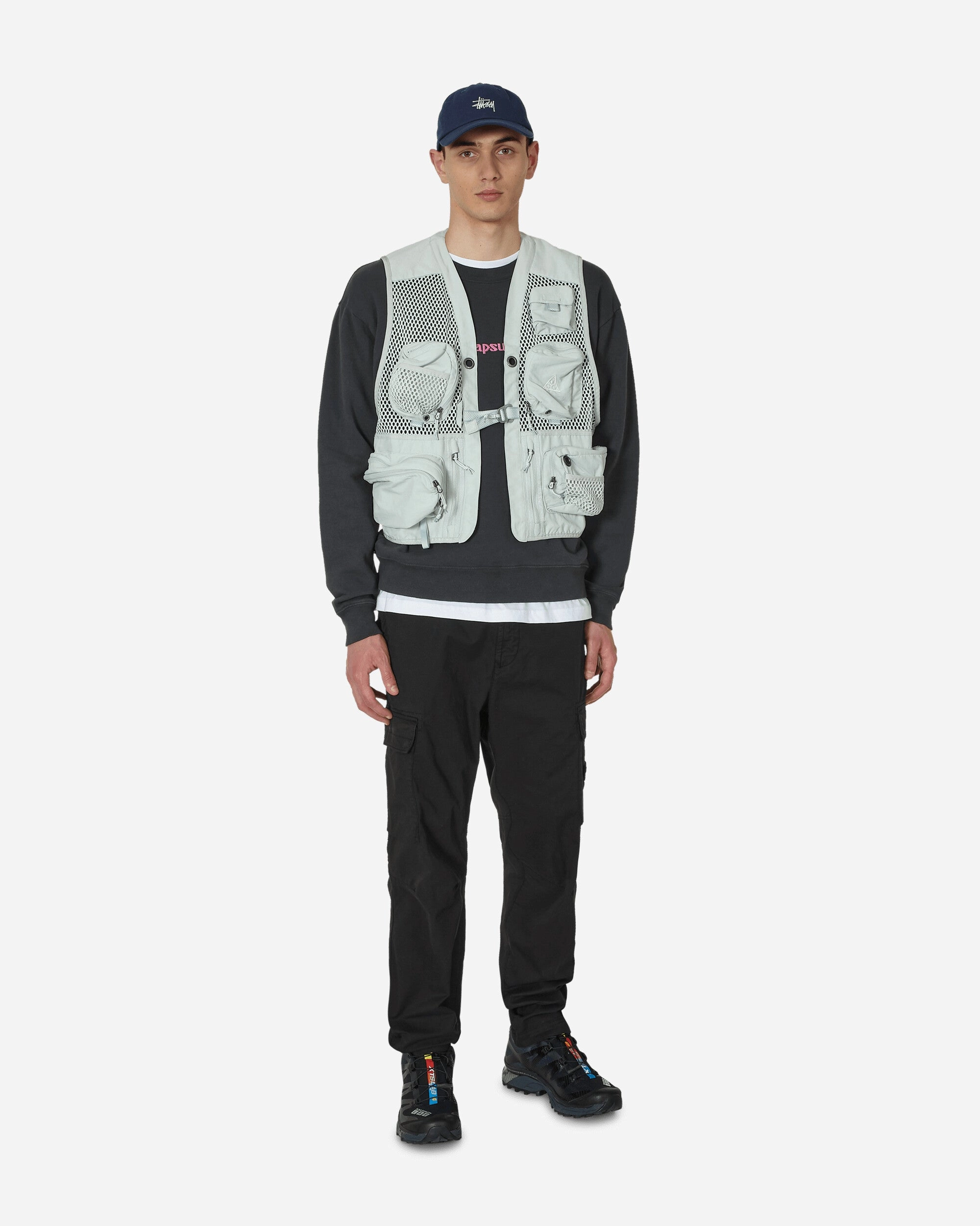 Classic Logo Crewneck Sweatshirt Washed Black