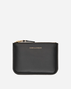 Classic Print Zip Pouch Black