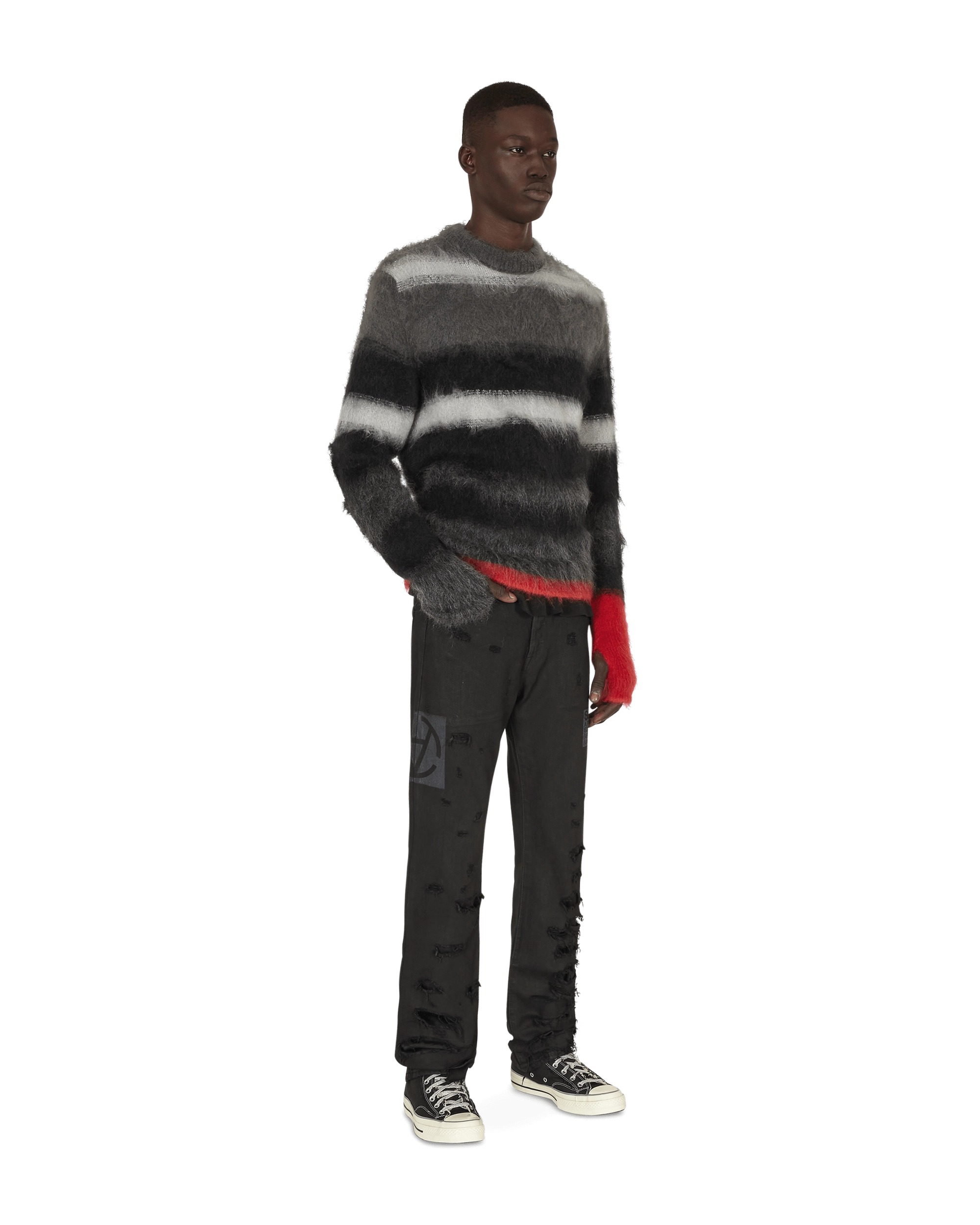 Commando Knit Mohair Sweater Multicolor