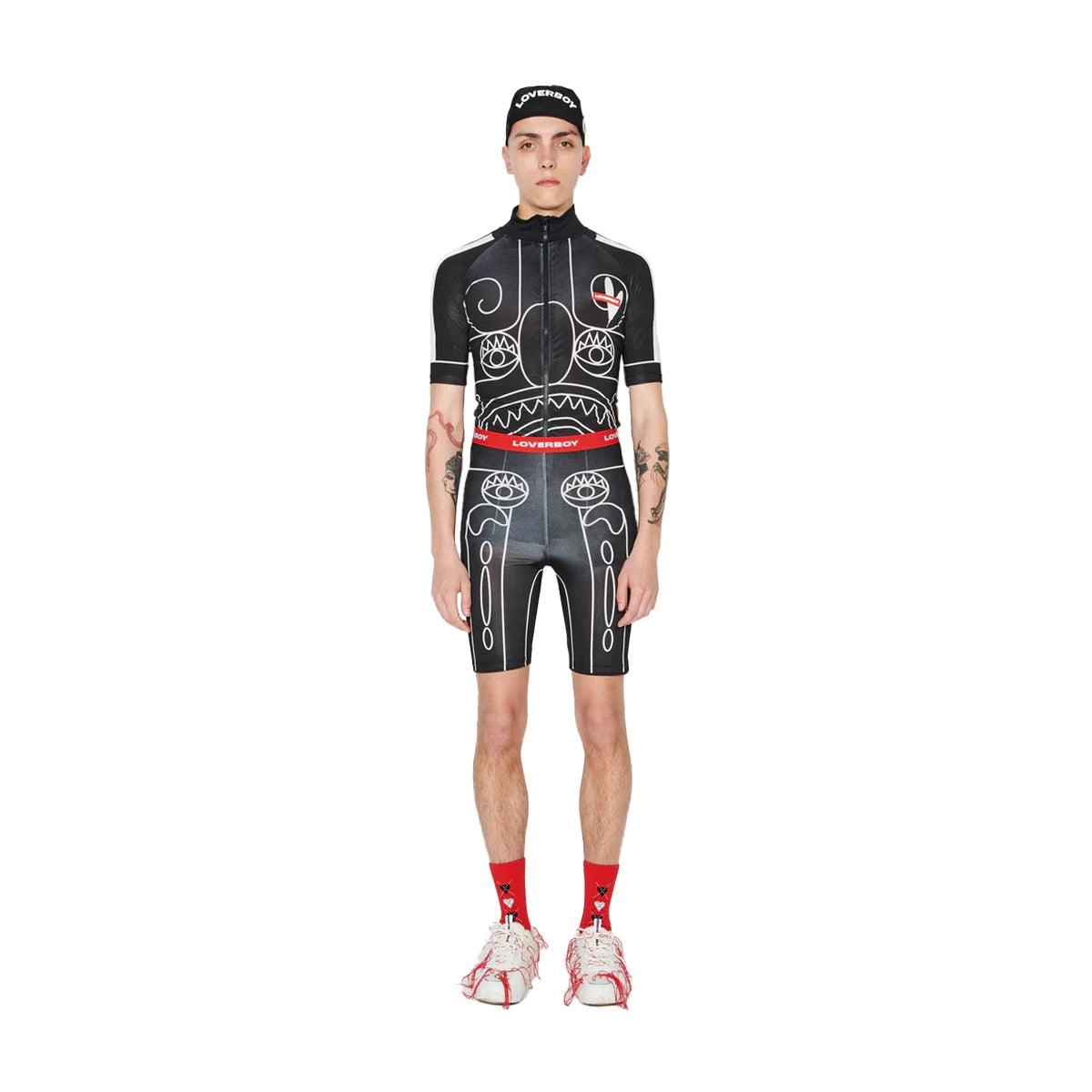 Cycling Shorts 'Black White'