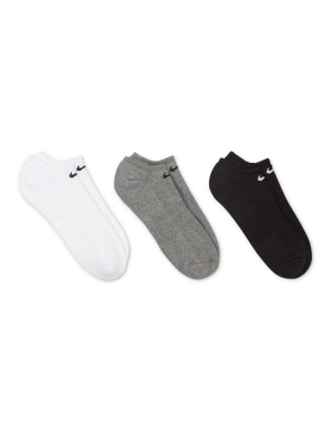 Everyday Cushioned Socks (3 pairs) - White/Grey/Black