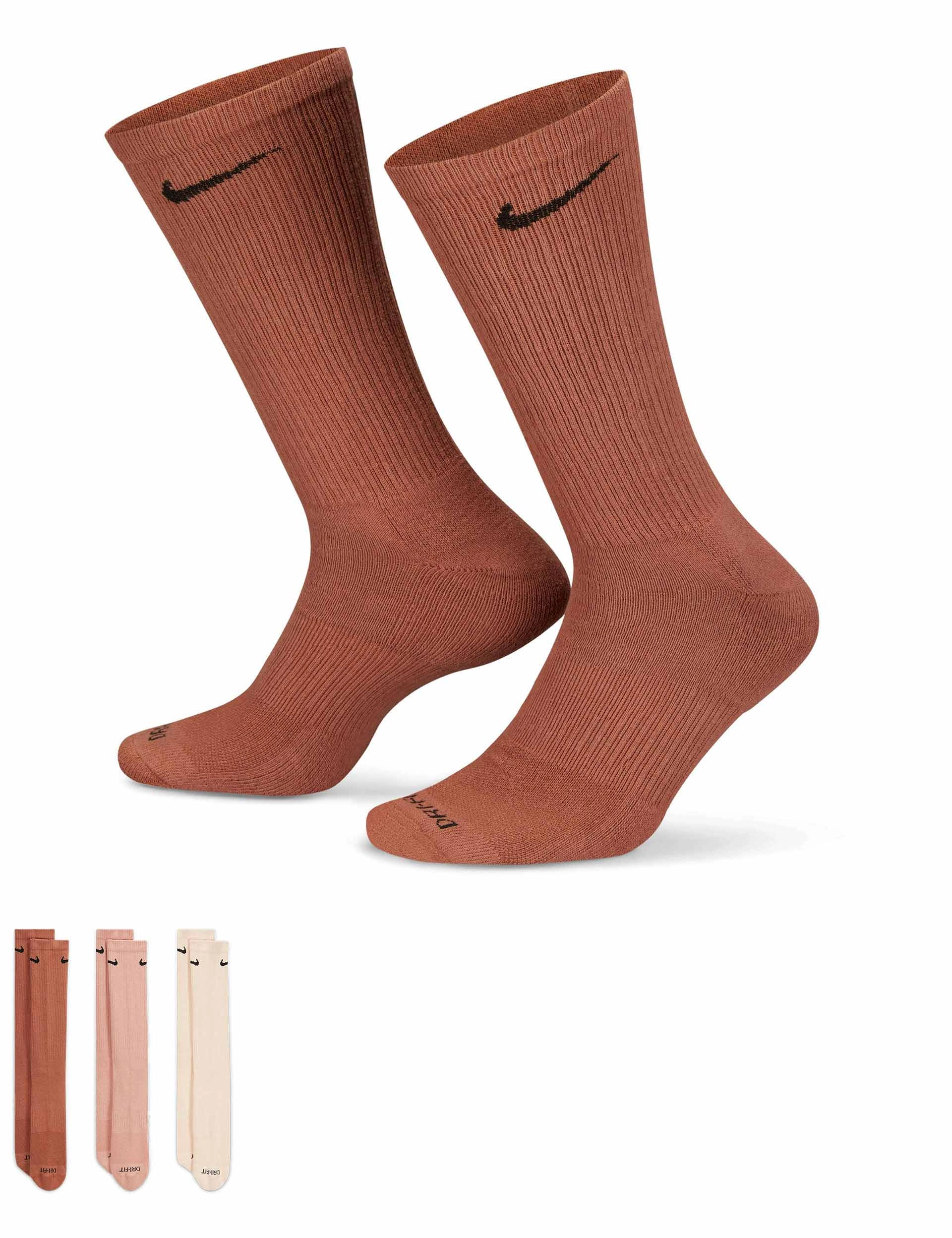 Everyday Plus Cushioned Socks (3 Pairs) - Multi-Colour