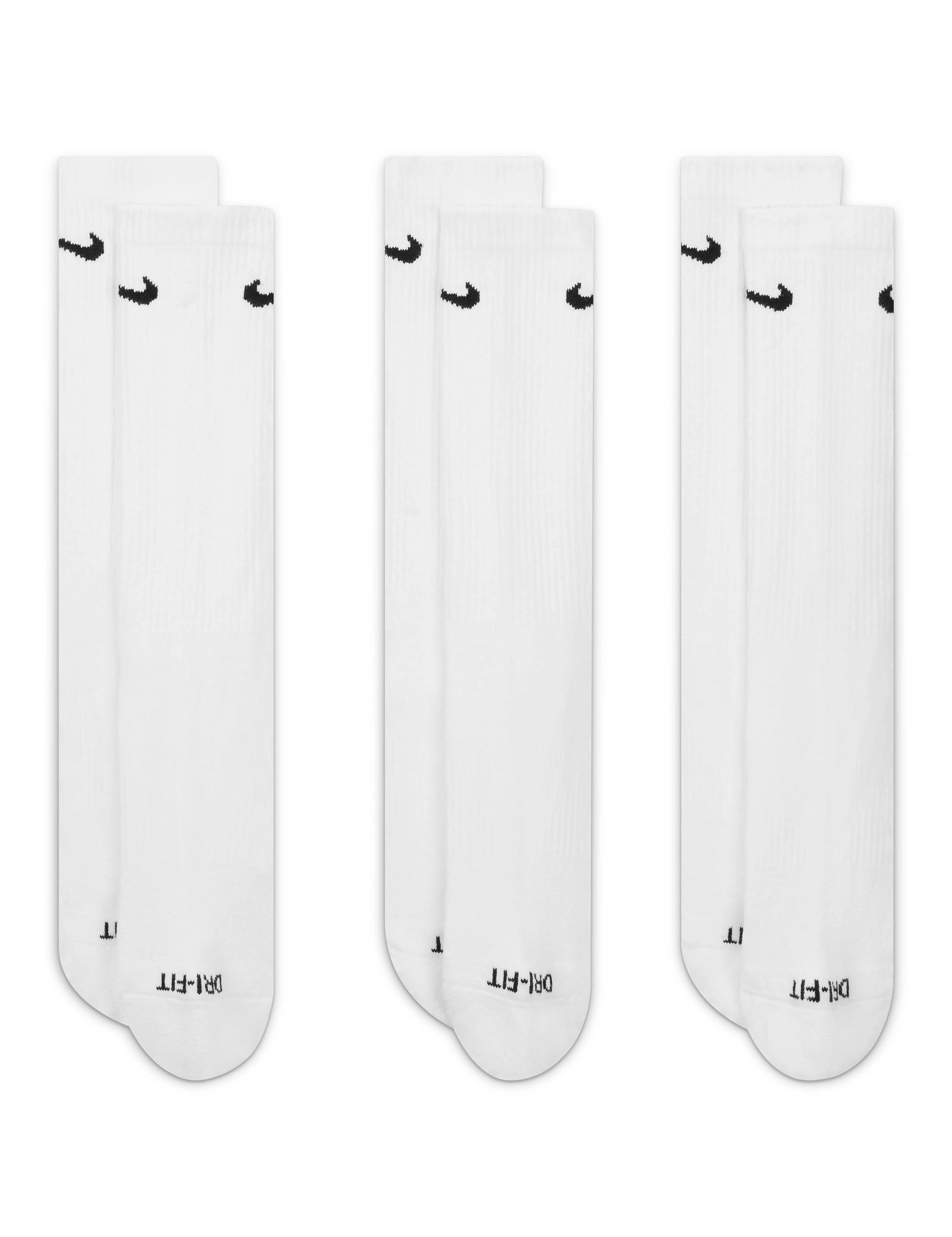 Everyday Plus Cushioned Socks (3 Pairs) - White