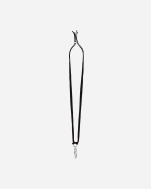 Feather Necklace Stone Grey