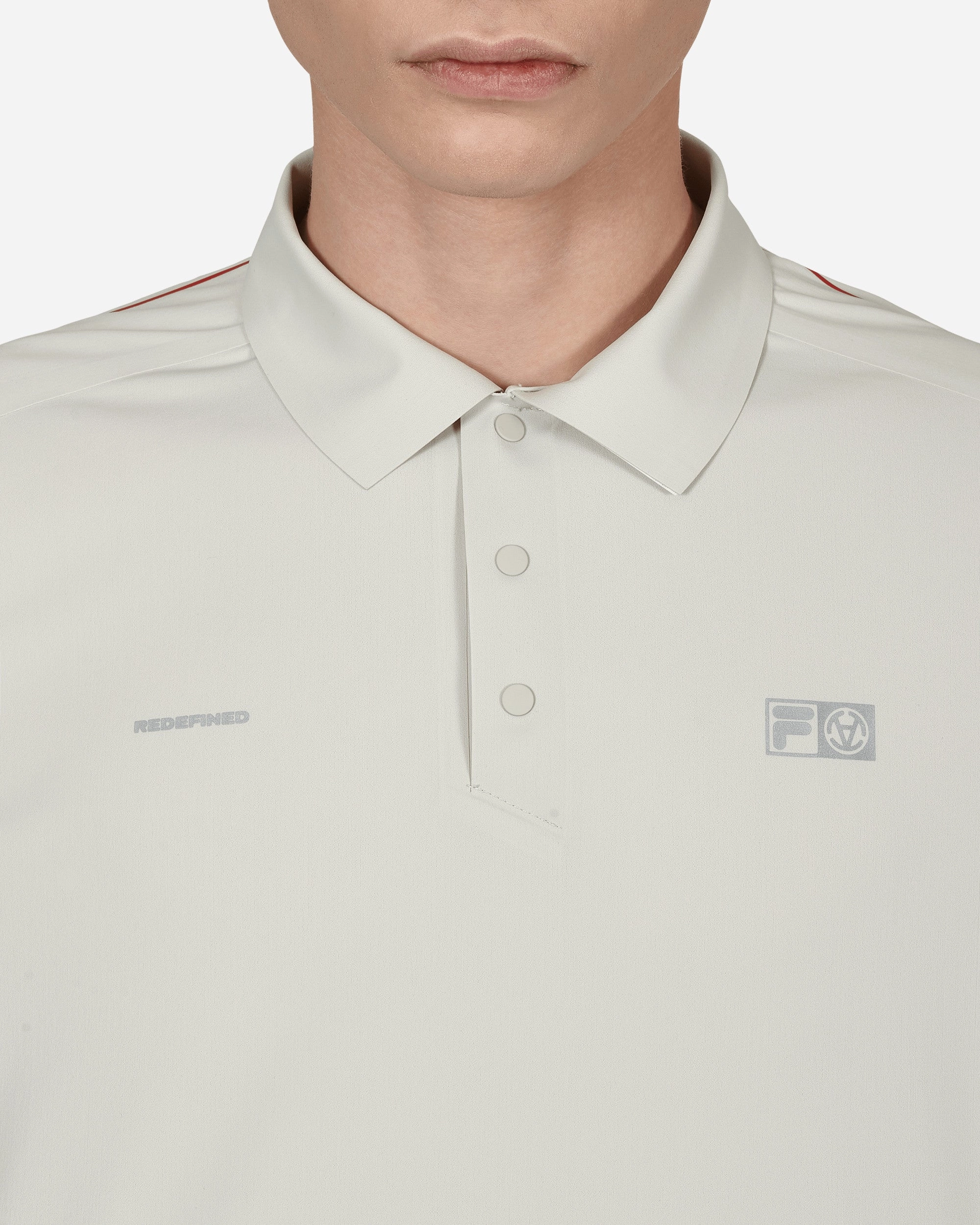 FILA Redefined Longsleeve Polo Shirt Grey