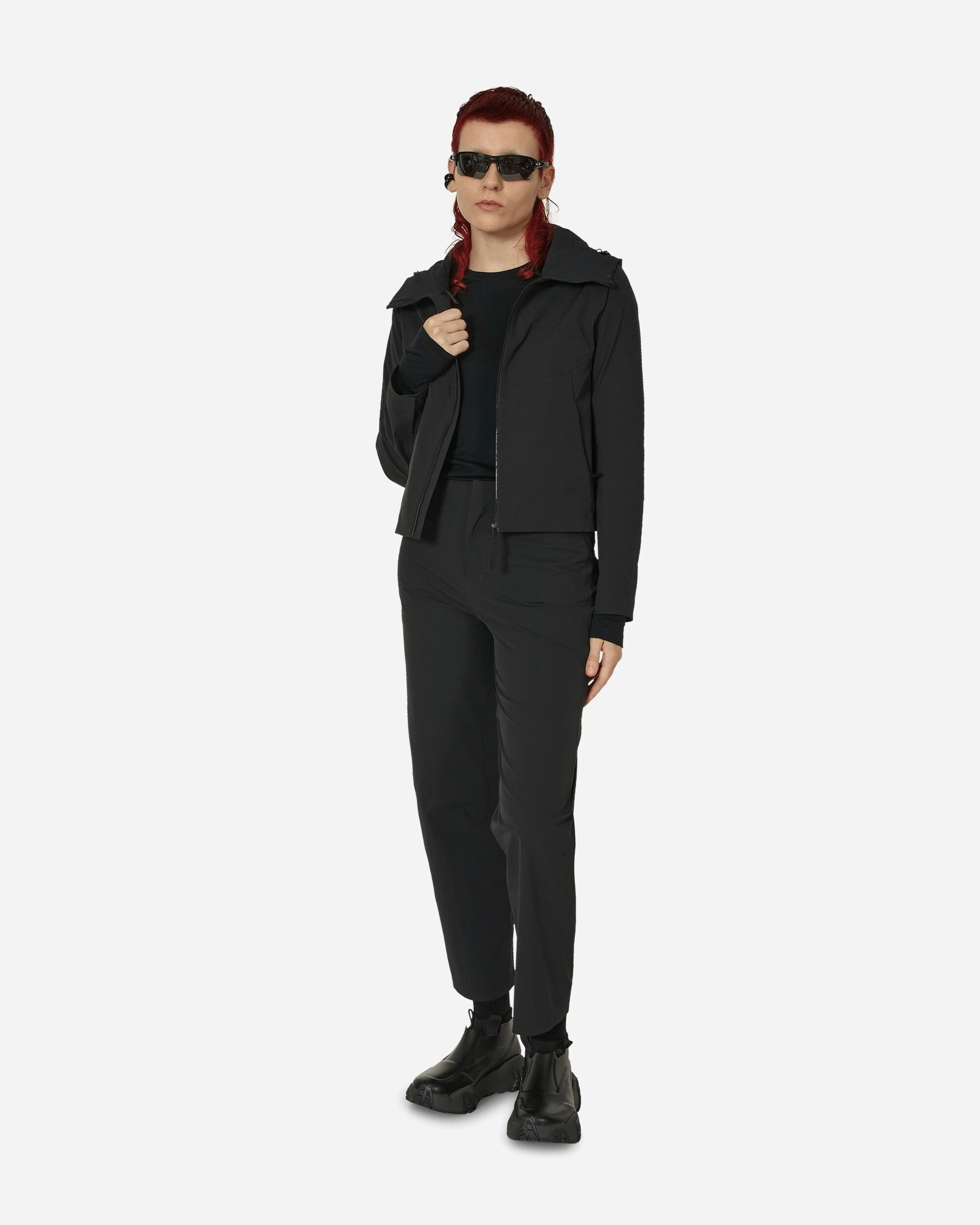 Frame Crew Neck Longsleeve Top Black