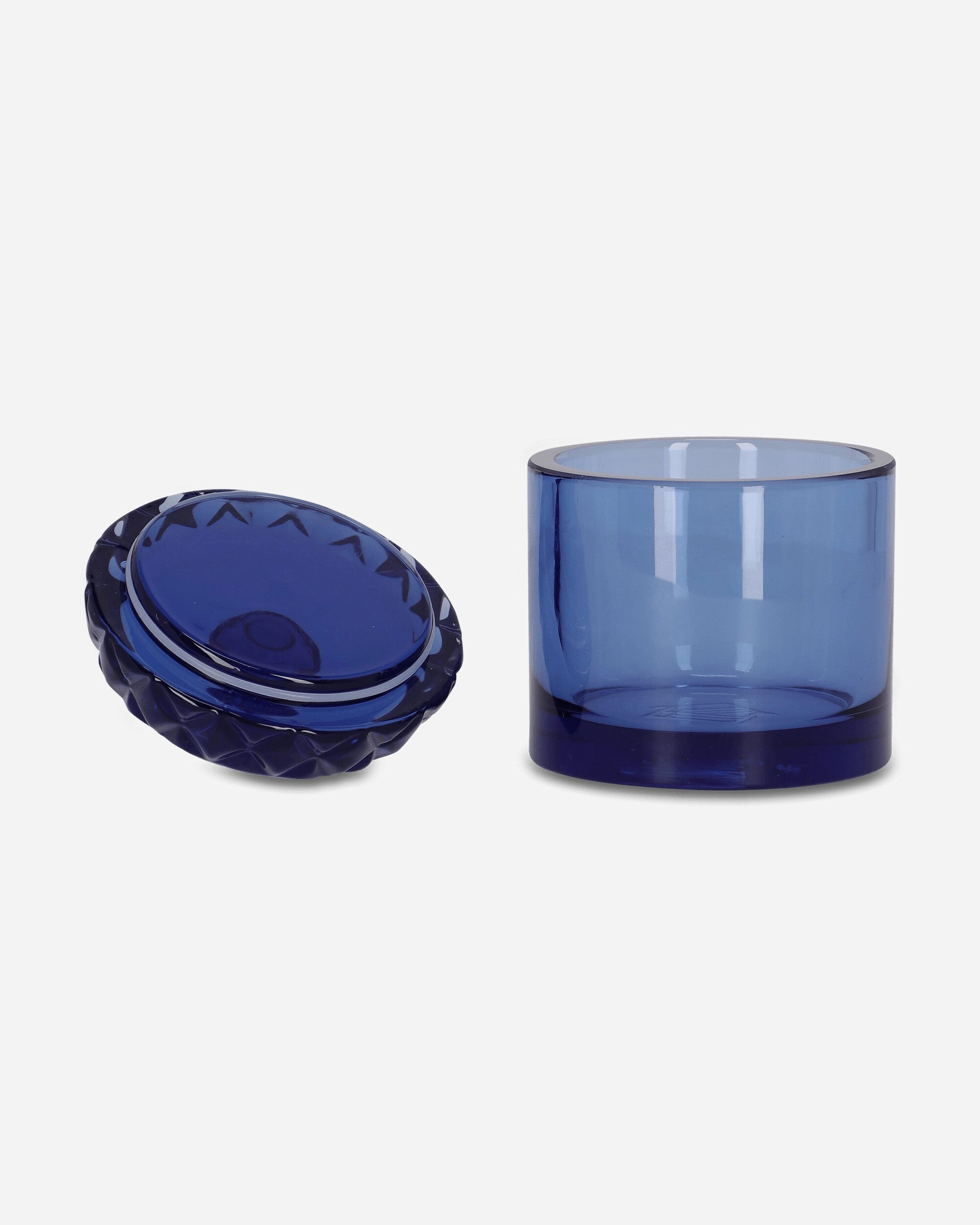 Glass Stash Jar Blue