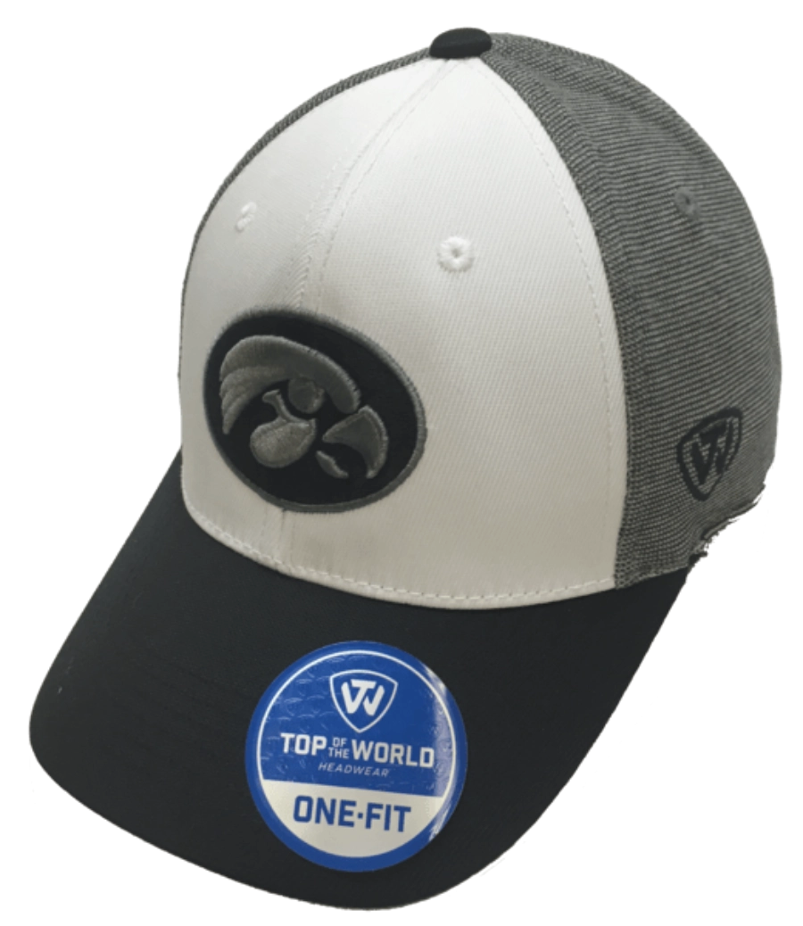 Iowa Hawkeyes NCAA Hustle One Fit Stretch Fit Hat By Top Of The World