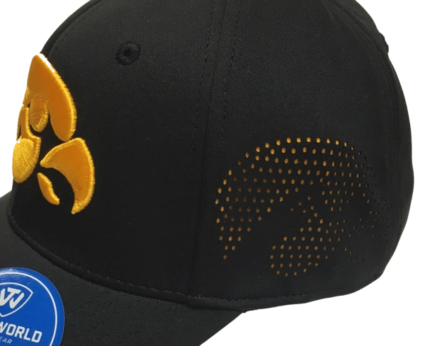 Iowa Hawkeyes Top of the World Rails One Fit Flex Hat