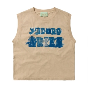 J'adoro Aries Shrunken Vest 'Pebble'