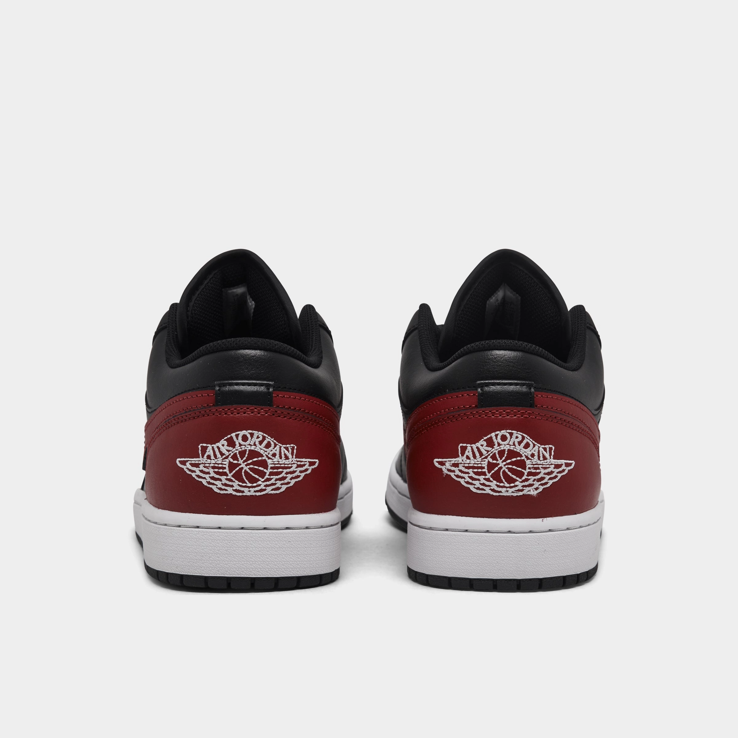 Jordan 1 Low Black / Varsity Red - Summit White