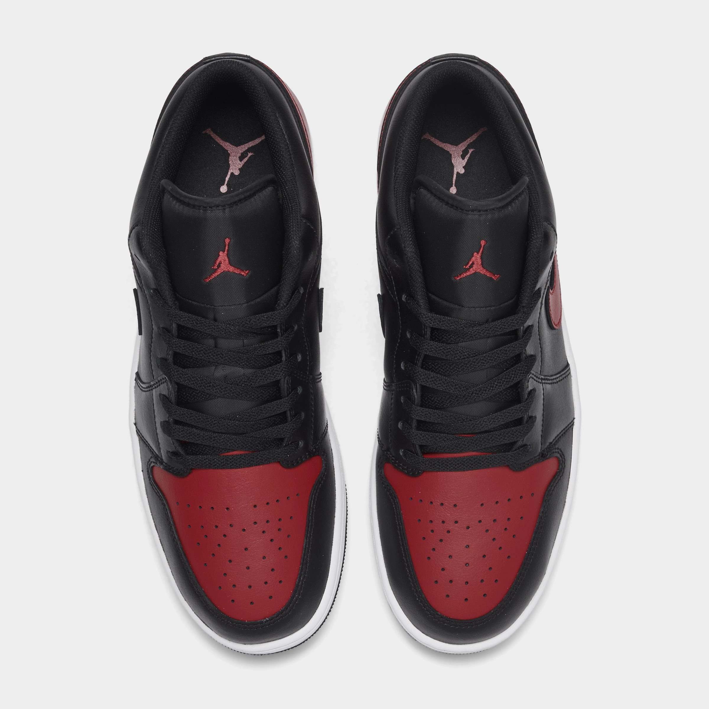 Jordan 1 Low Black / Varsity Red - Summit White