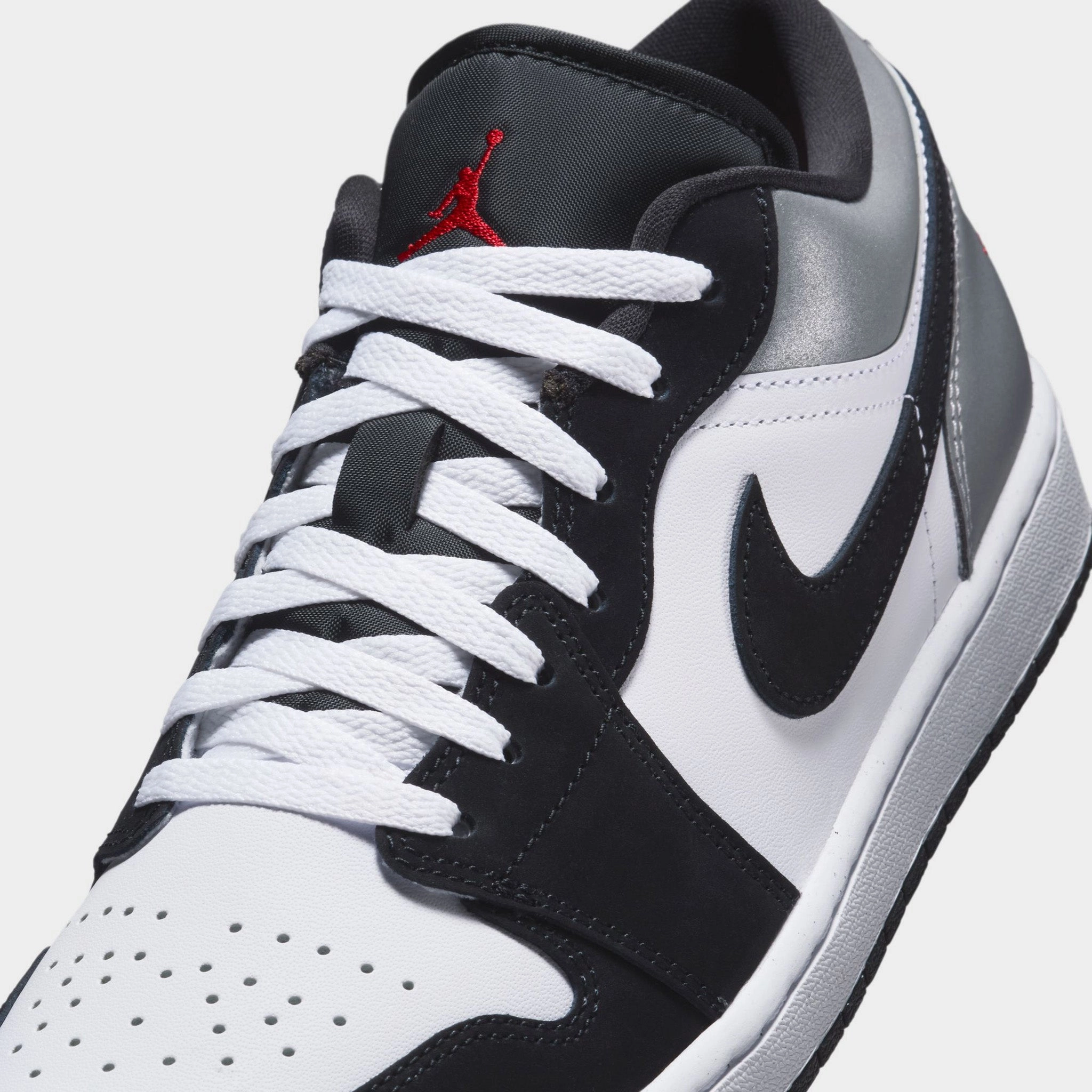 Jordan 1 Low SE White / Fire Red - Black