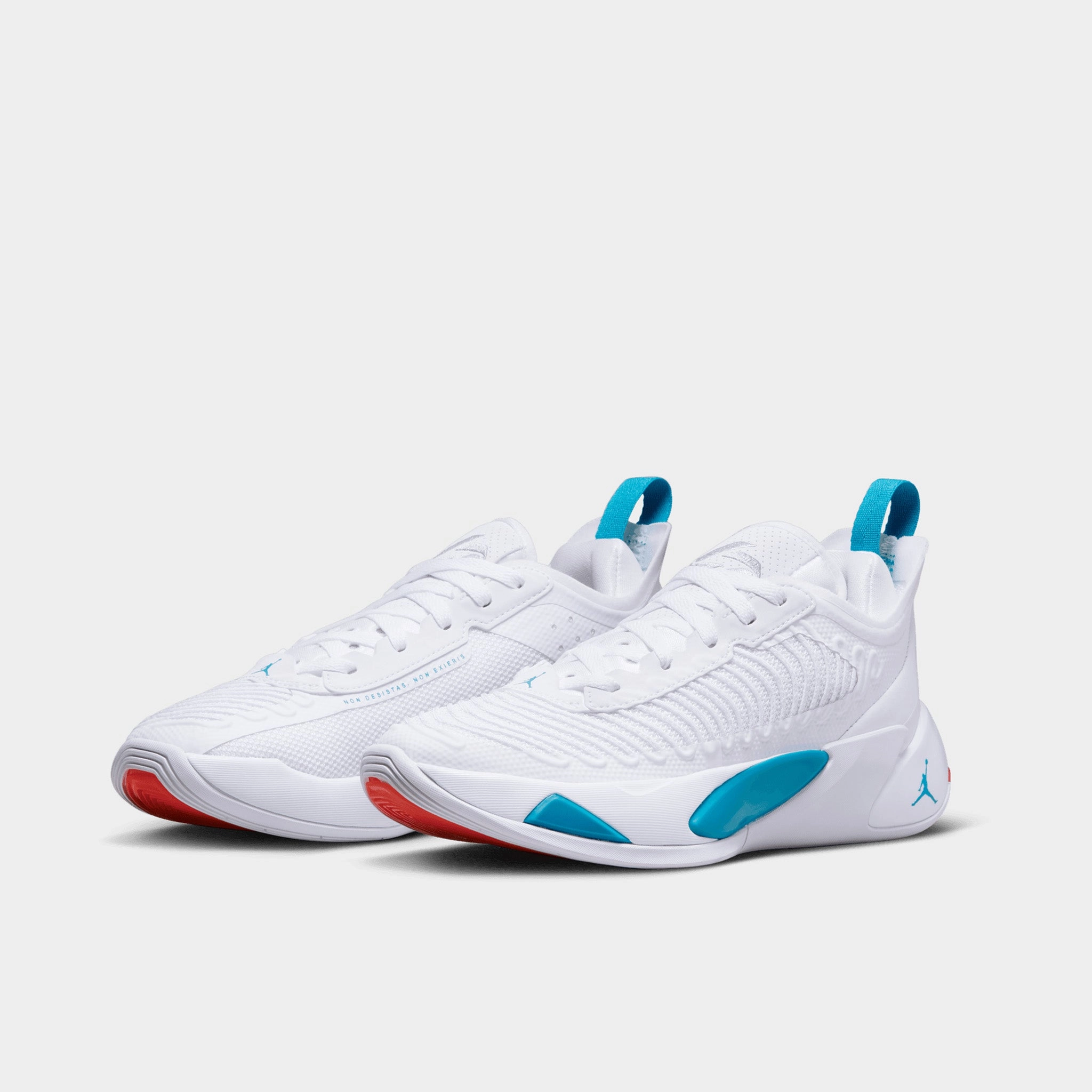Jordan Luka 1 GS White / Metallic Silver - Neo Turquoise