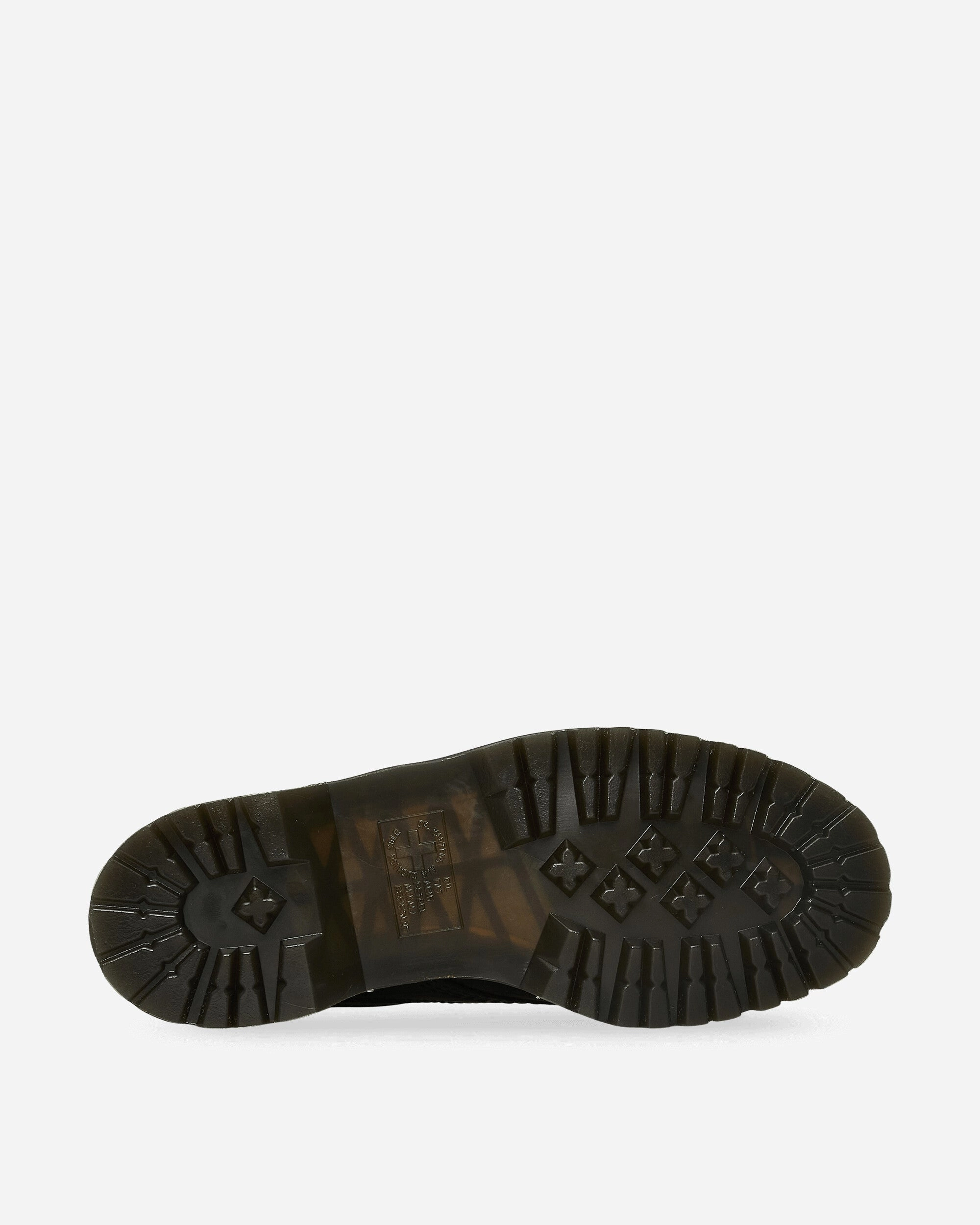 Lowell Crocodile Analine Leather Moc Toe Shoes Black