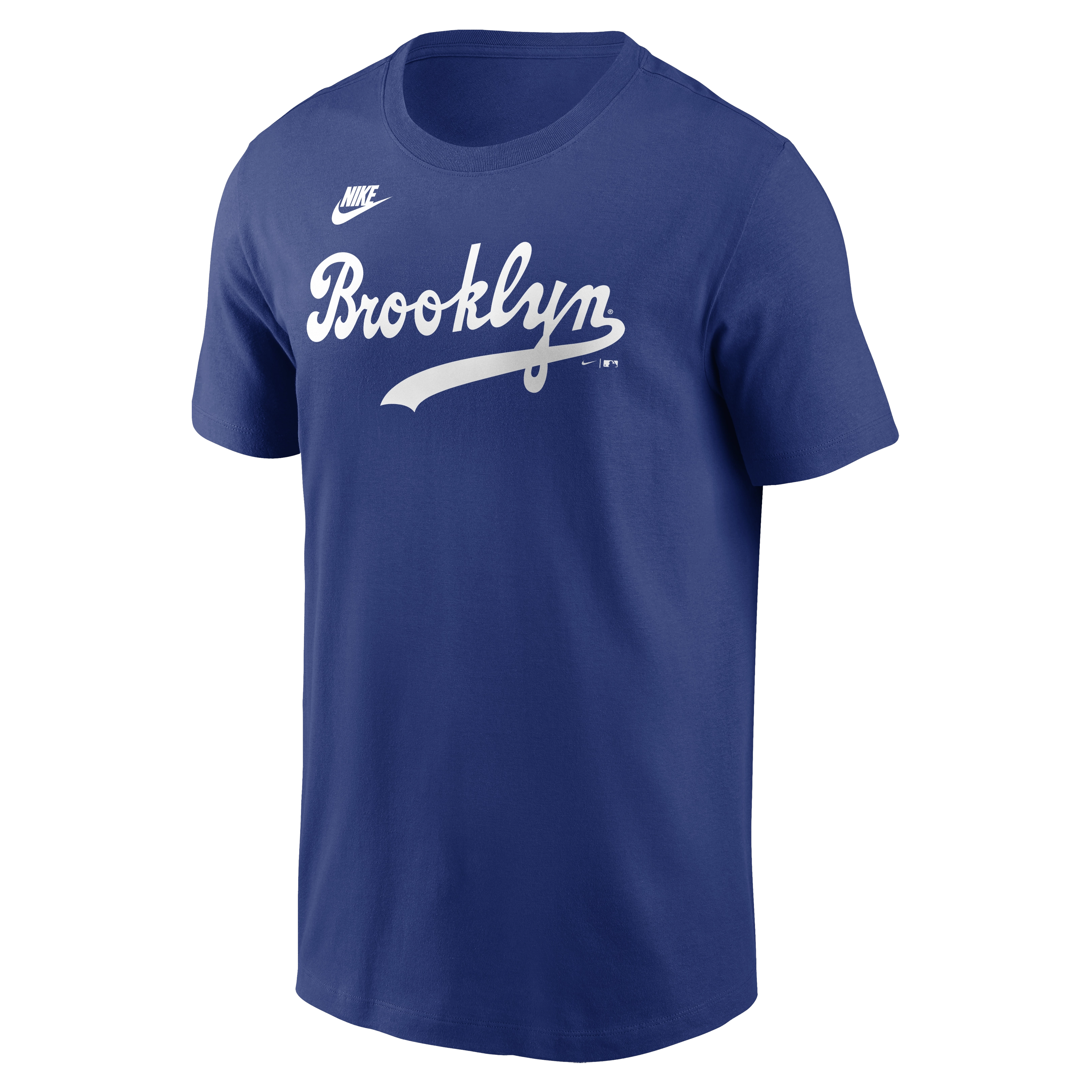 Men's Brooklyn Dodgers Jackie Robinson Nike Royal Cooperstown Collection Name & Number T-Shirt