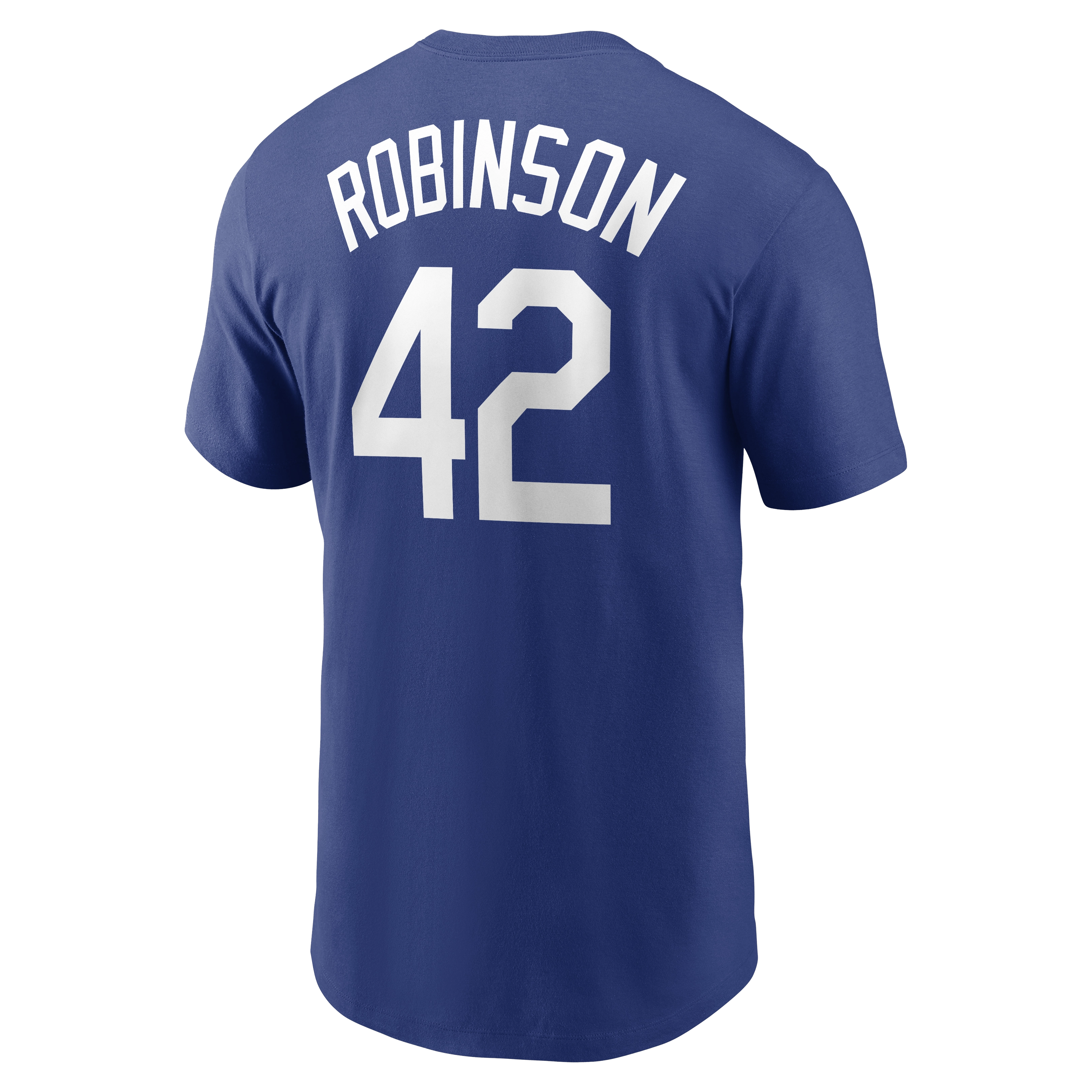 Men's Brooklyn Dodgers Jackie Robinson Nike Royal Cooperstown Collection Name & Number T-Shirt