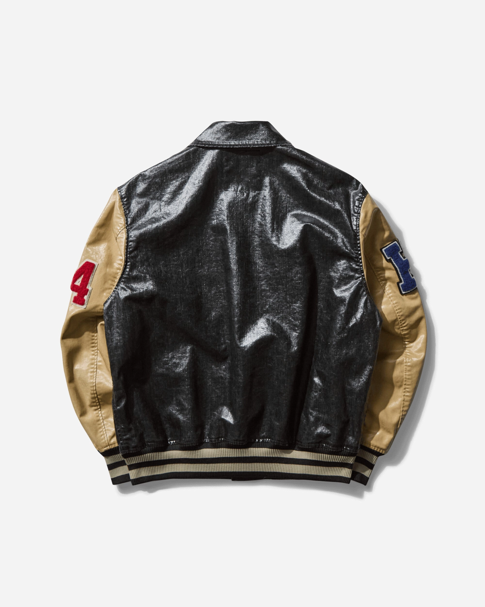 Men's HG Patch Varsity Jacket Black