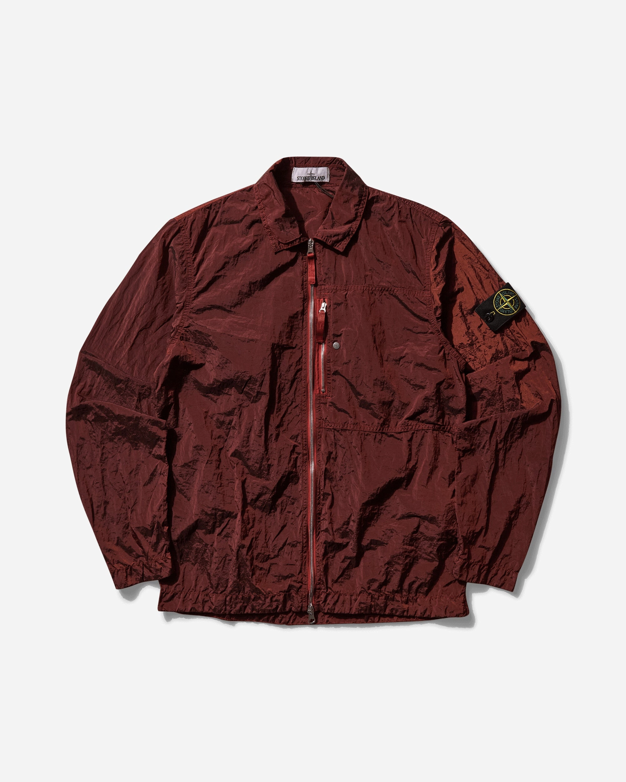 Men's Nylon Metal Overshirt Copper
