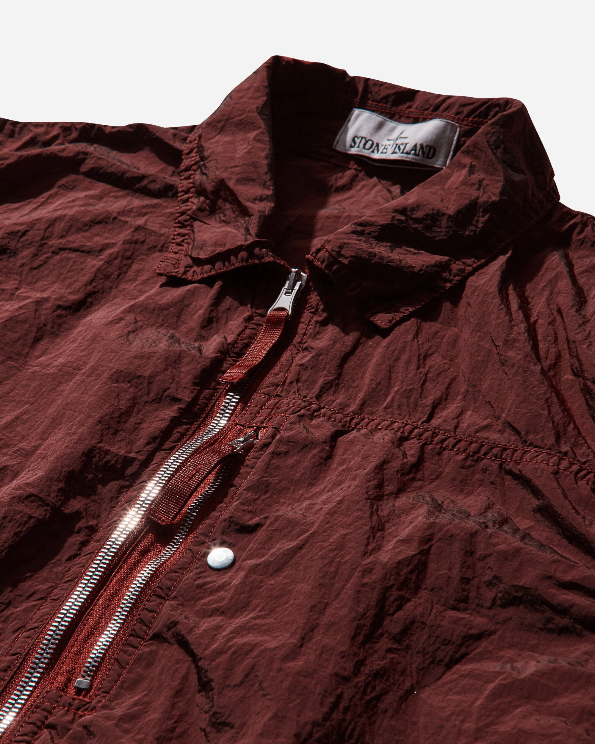 Men's Nylon Metal Overshirt Copper