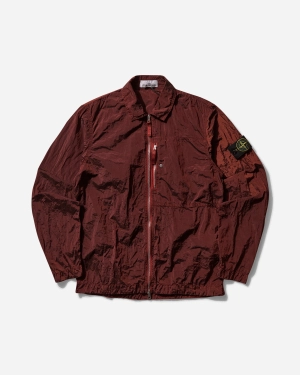 Men's Nylon Metal Overshirt Copper