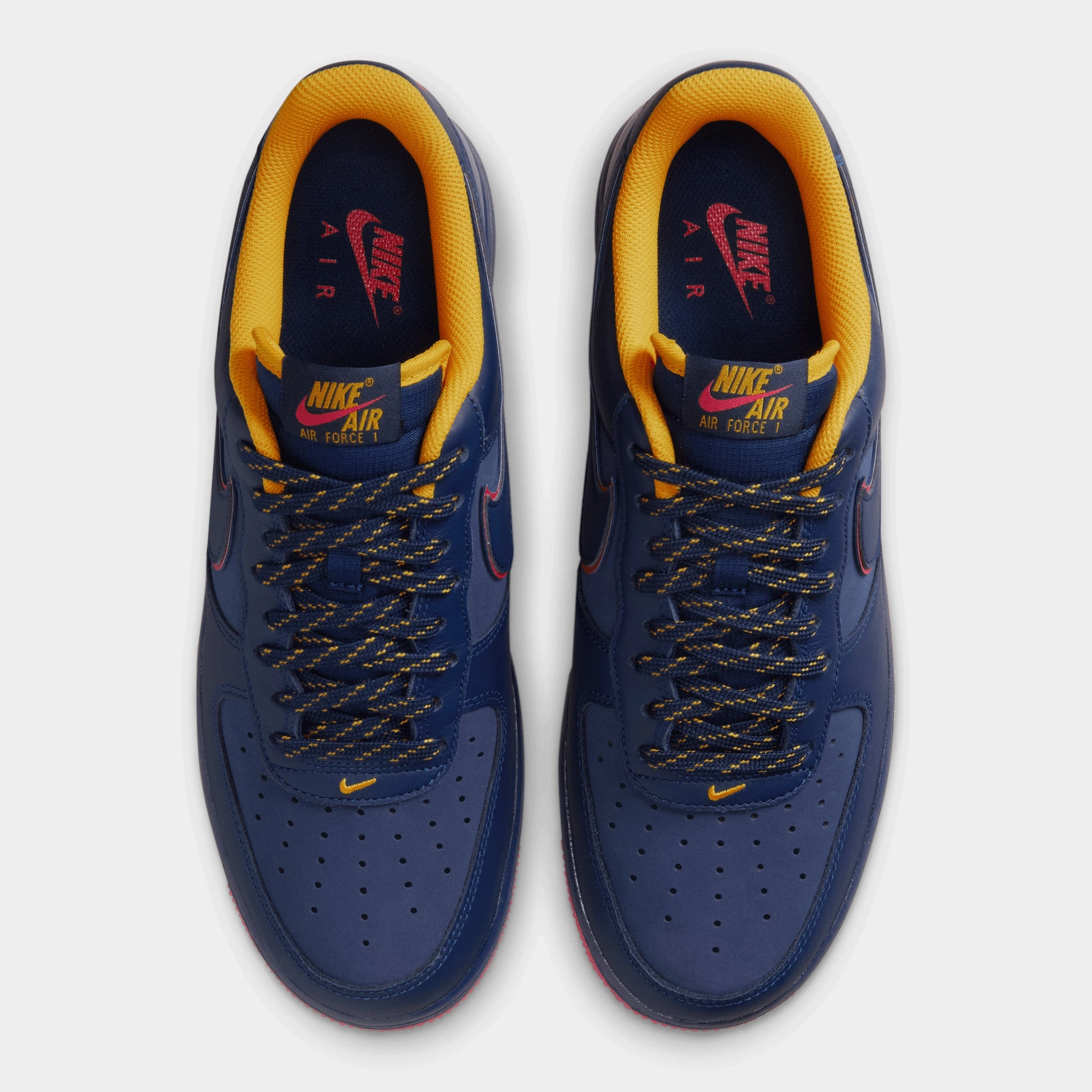 Nike Air Force 1 '07 LV8 Midnight Navy / Blue Void - Lt Crimson