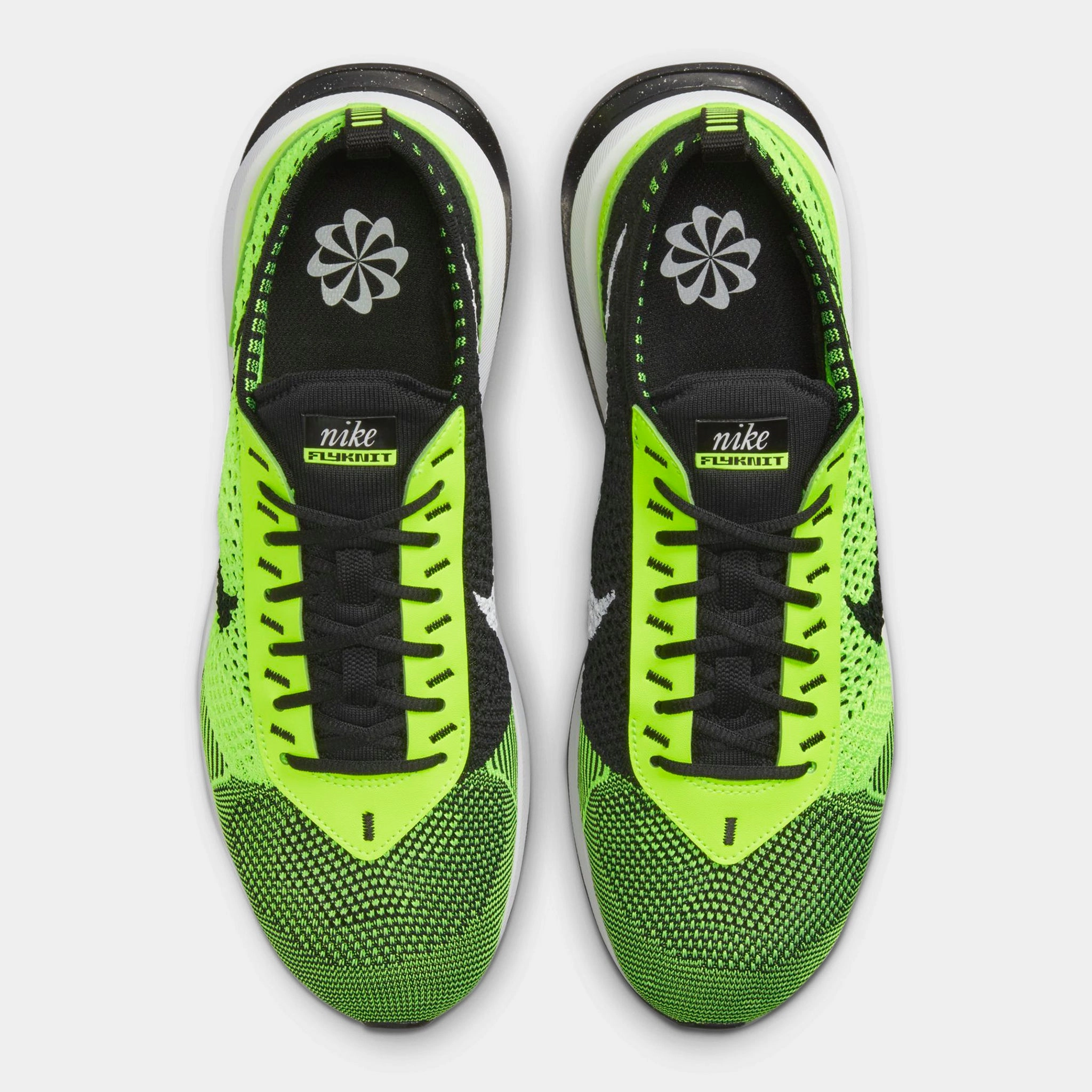 Nike Air Max Flyknit Racer Volt / Black - White