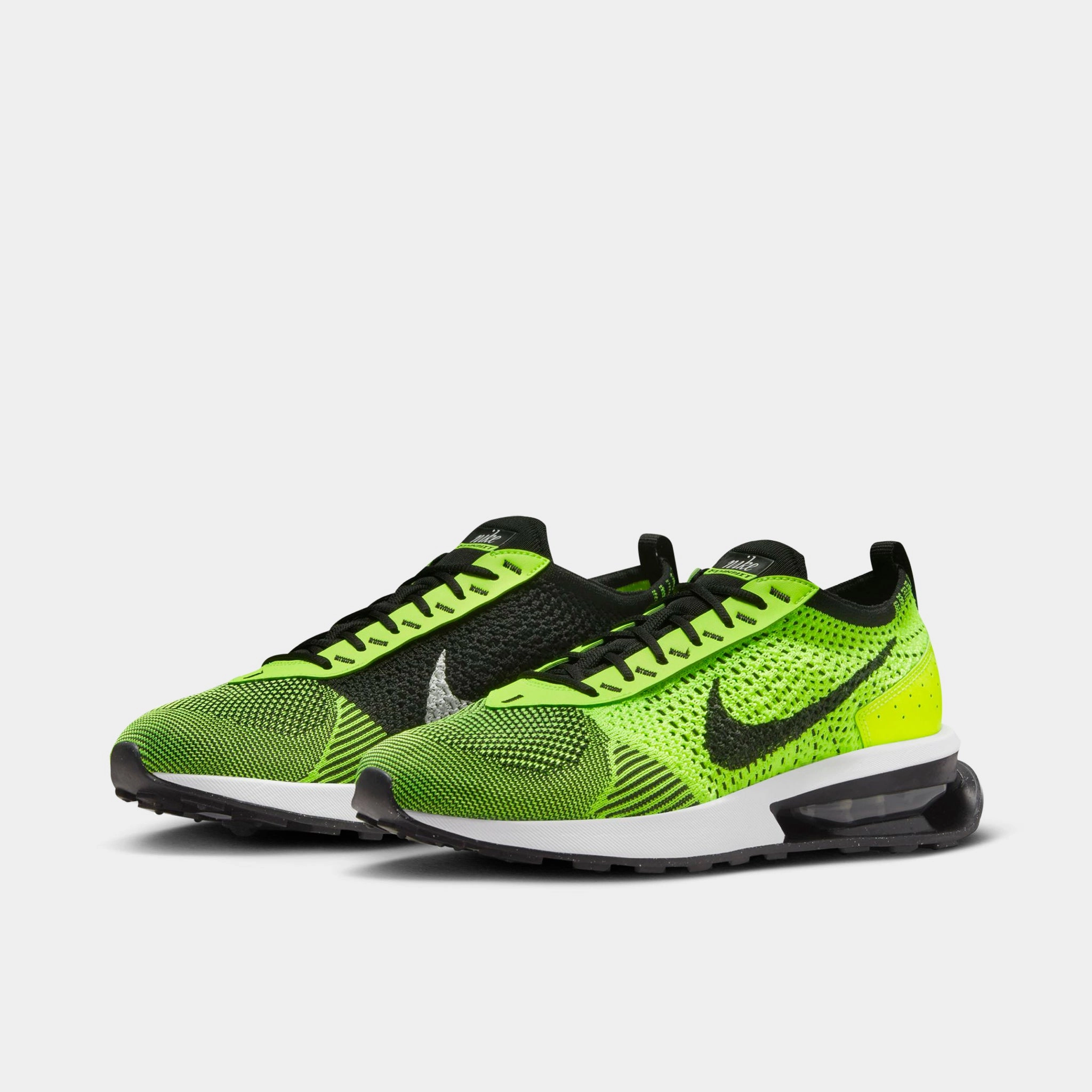Nike Air Max Flyknit Racer Volt / Black - White