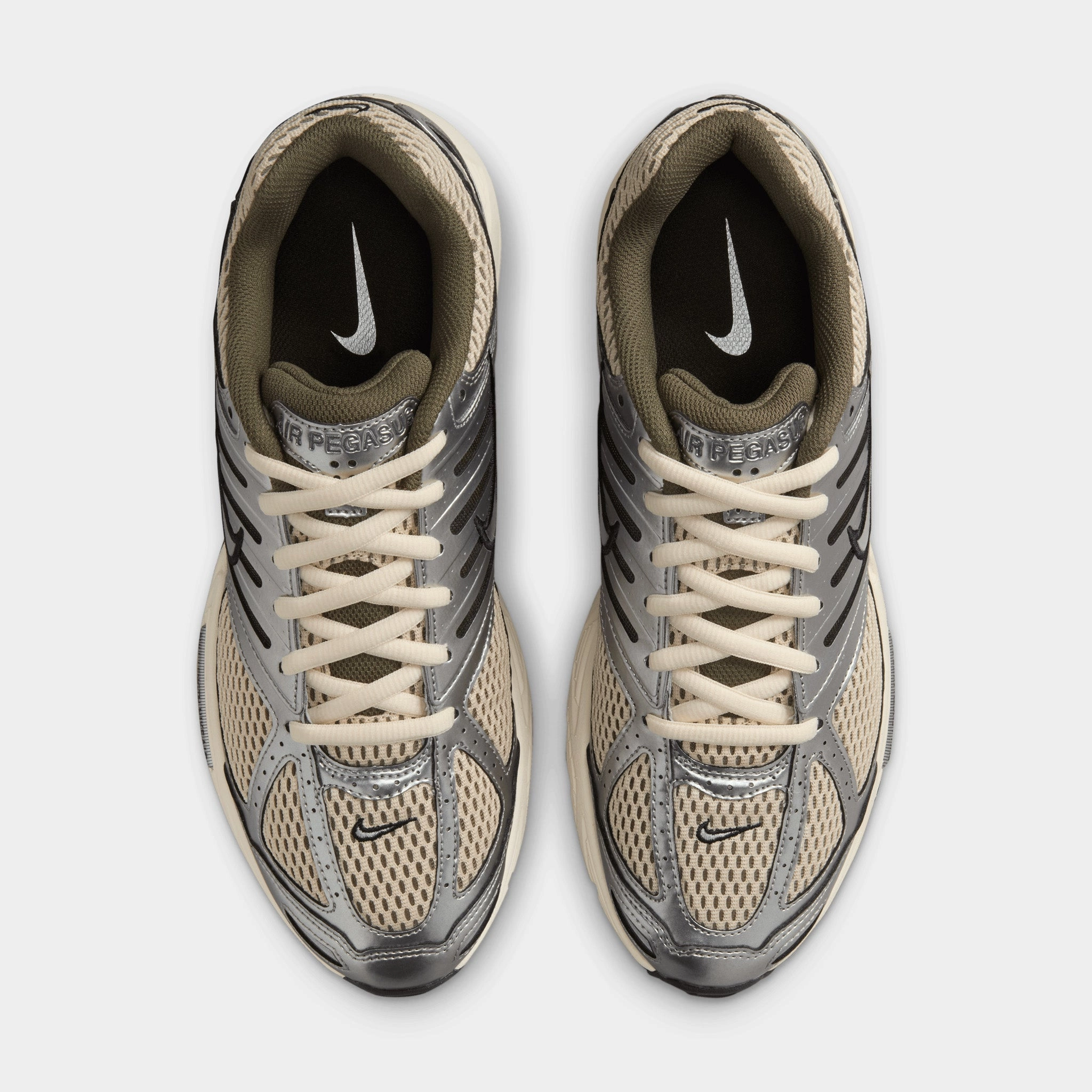 Nike Air Pegasus 2005 Light Khaki / Metallic Silver - Medium Olive